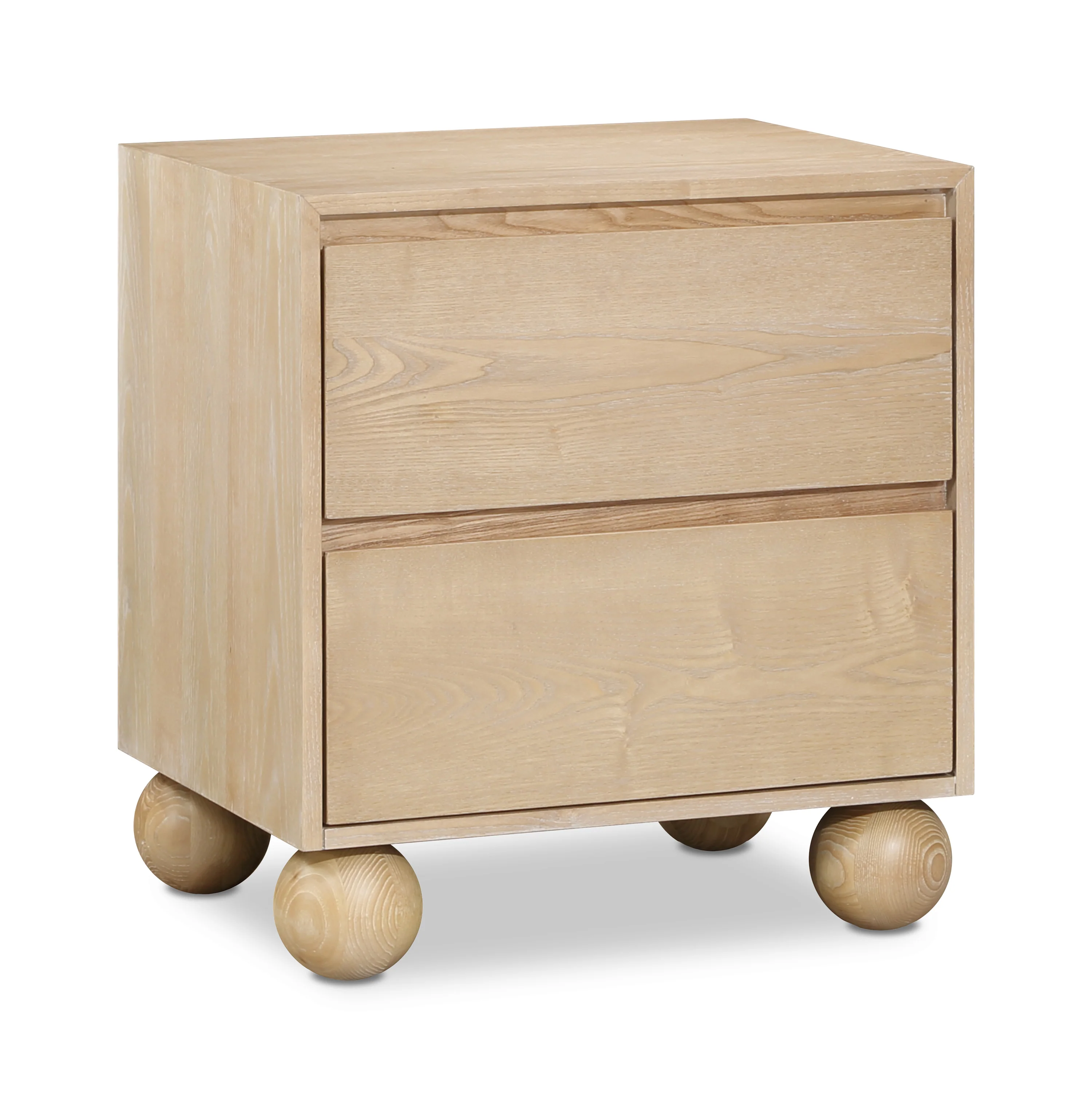 Coastline Natural Wood Nightstand - Image 2
