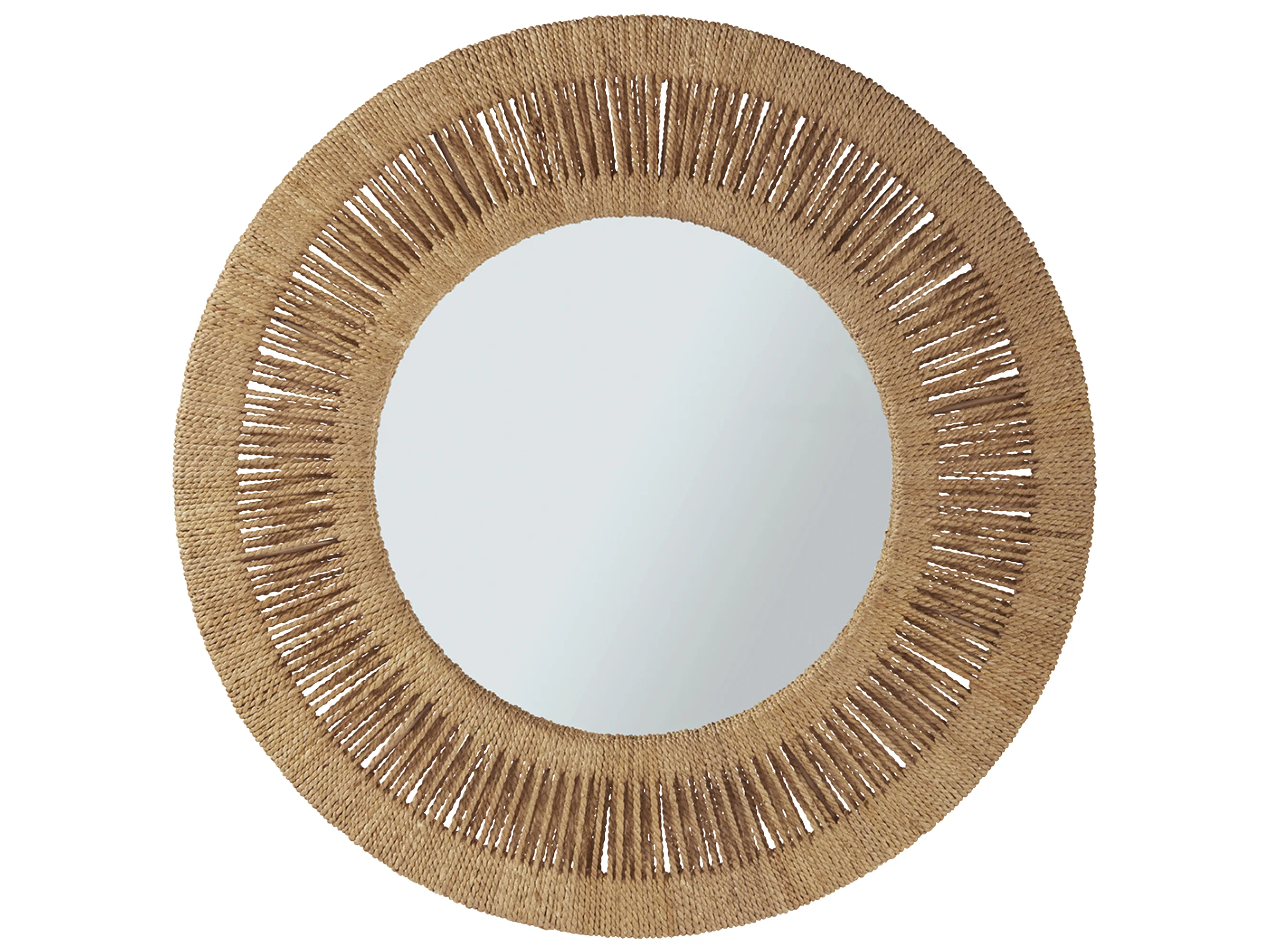 Coca Plum Woven Abaca Mirror - Image 2