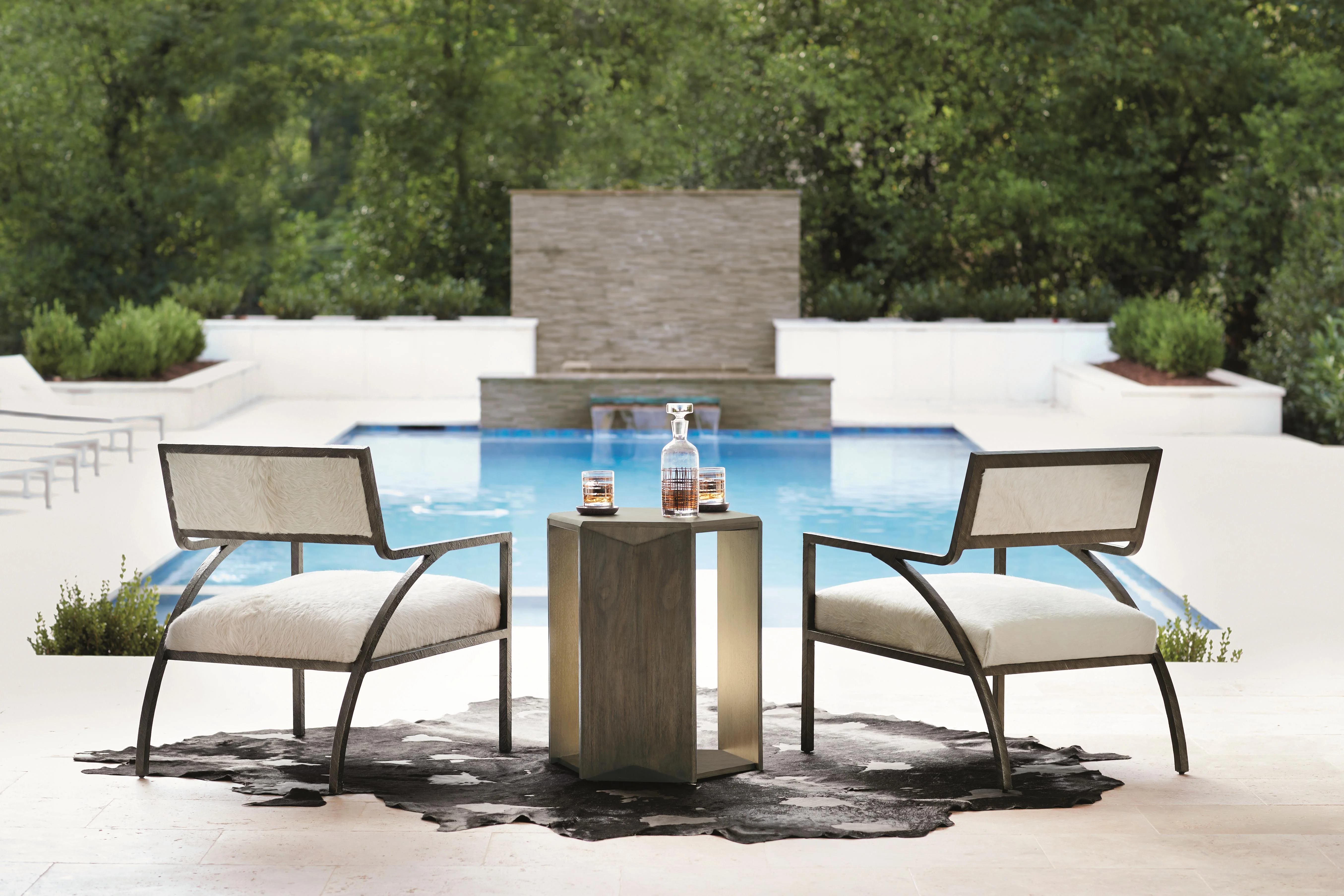 Cohen White/Cream Leather Chair - Image 6