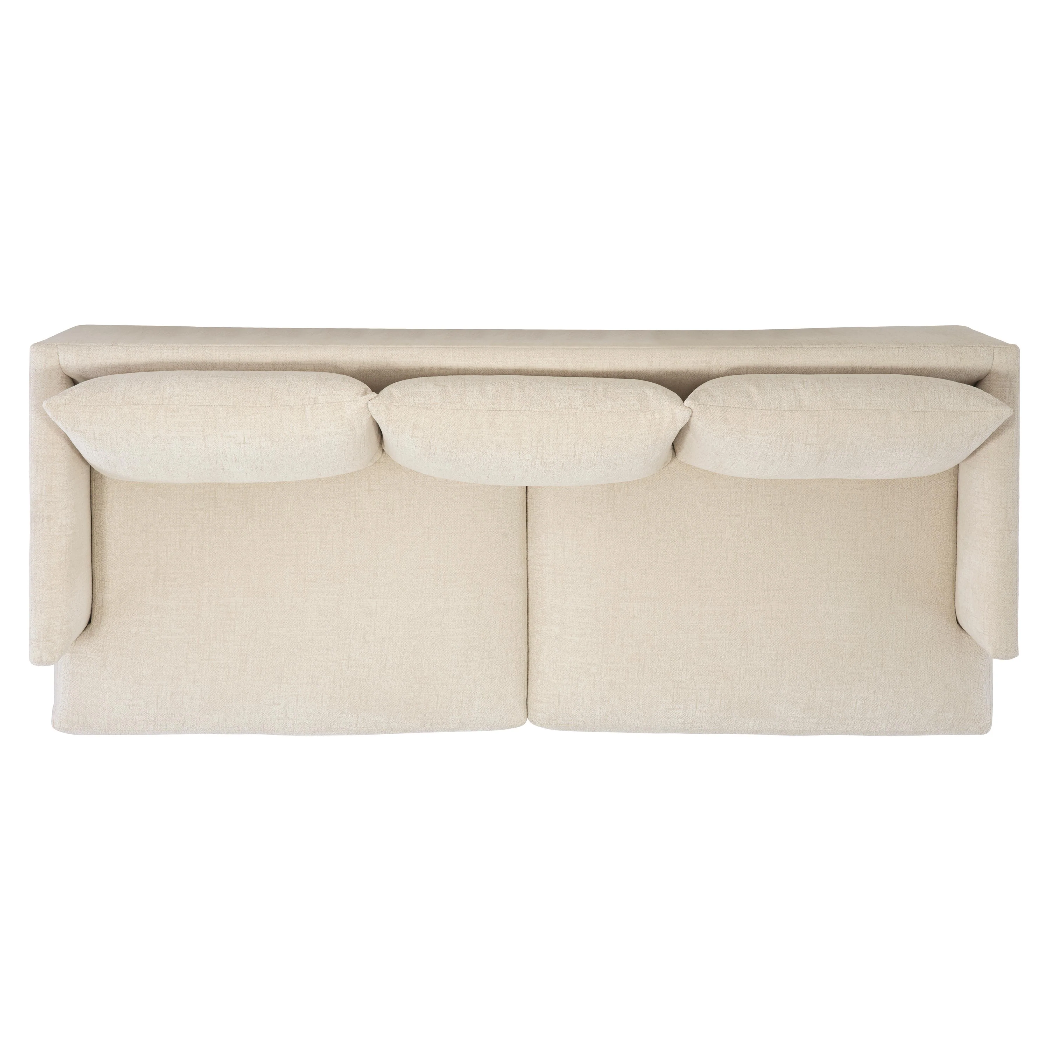 Colette White/Cream Fabric Sofa - Image 10