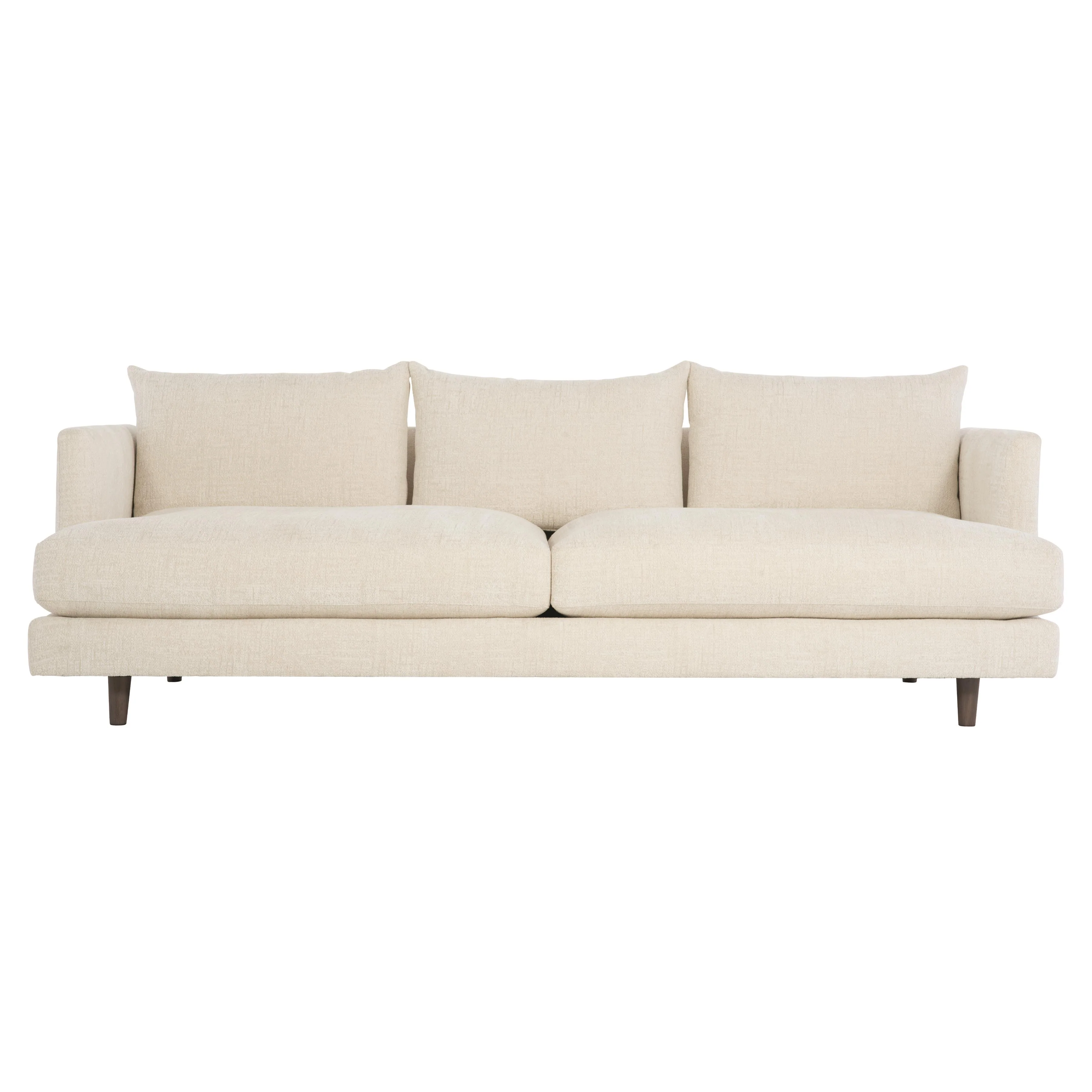 Colette White/Cream Fabric Sofa - Image 8