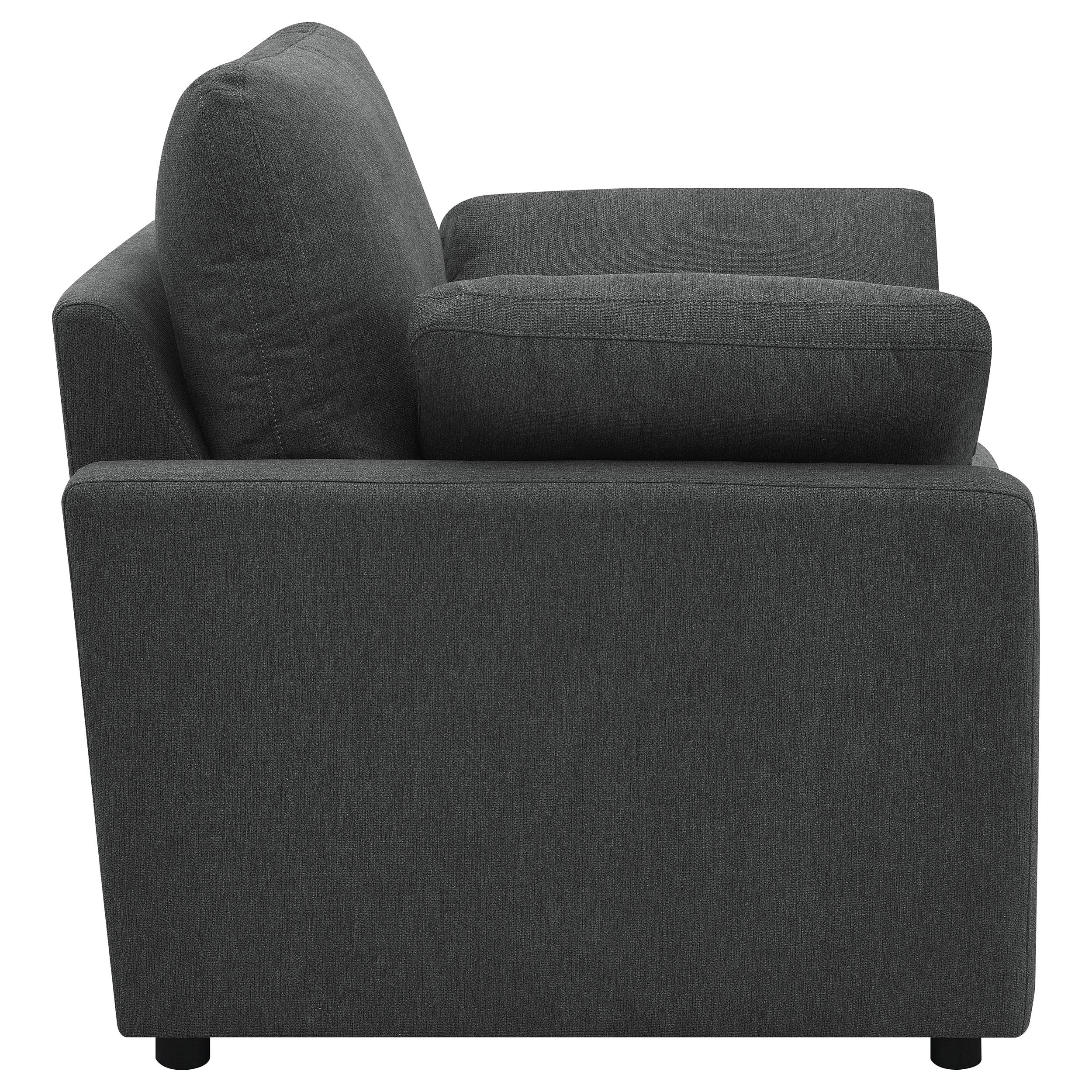 Collins Dark Grey Upholstered Power Recliner Chair - Image 10