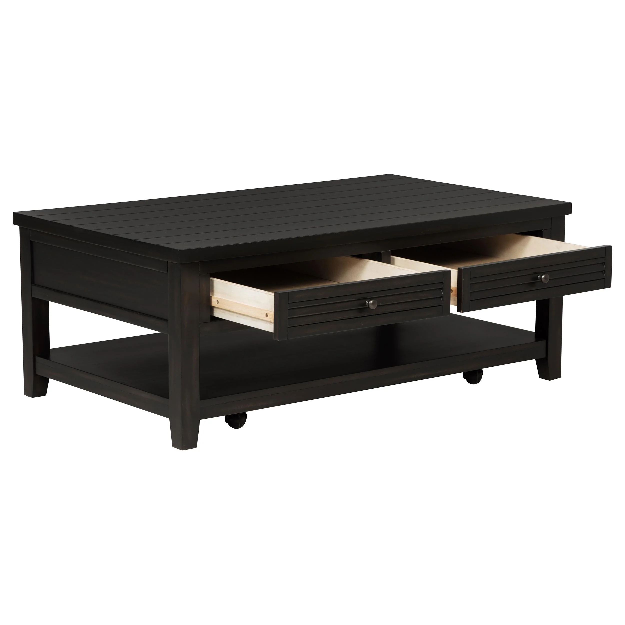 Concord Distressed Java 2-piece Coffee and End Table Set - Image 11