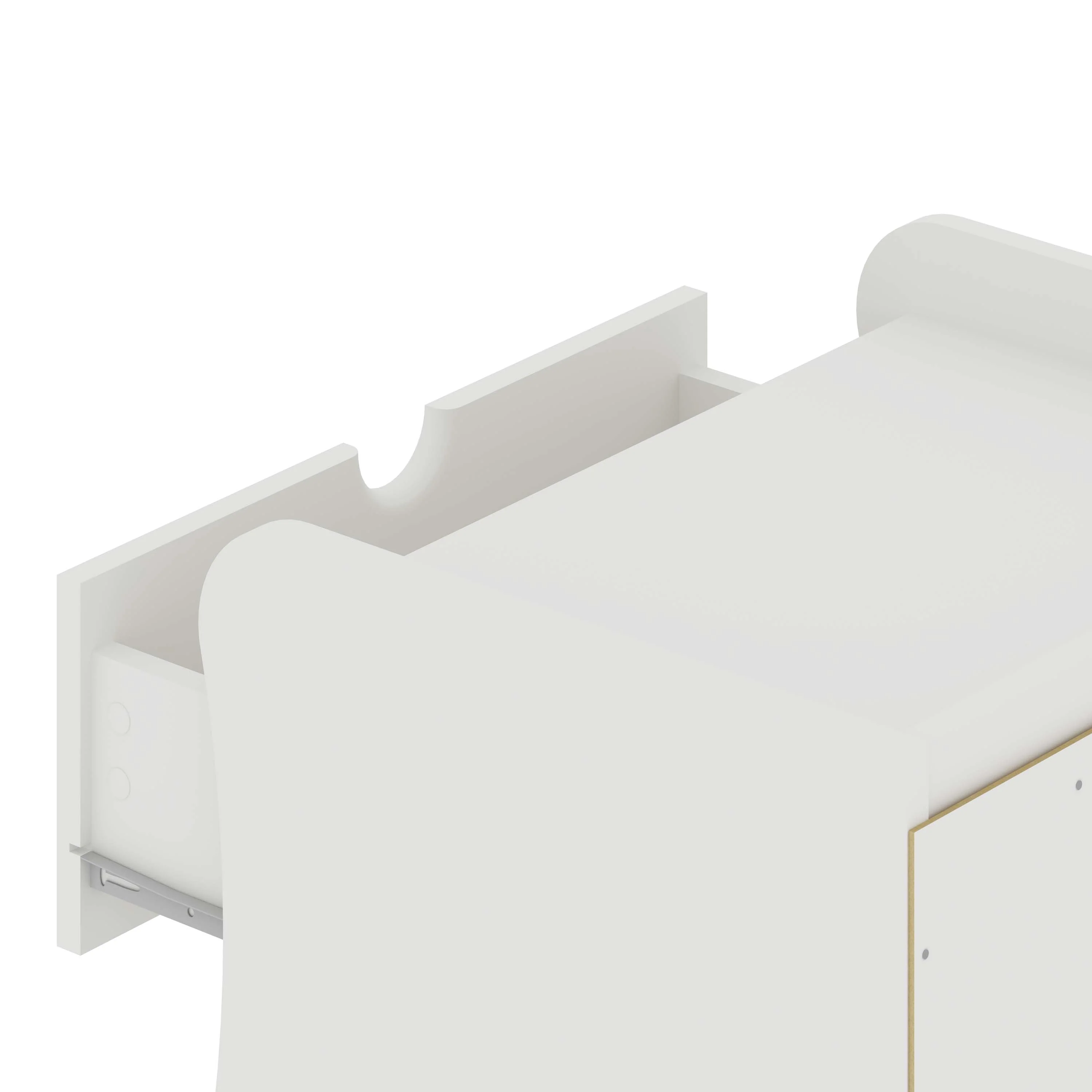 Coney Dresser in White - Image 7