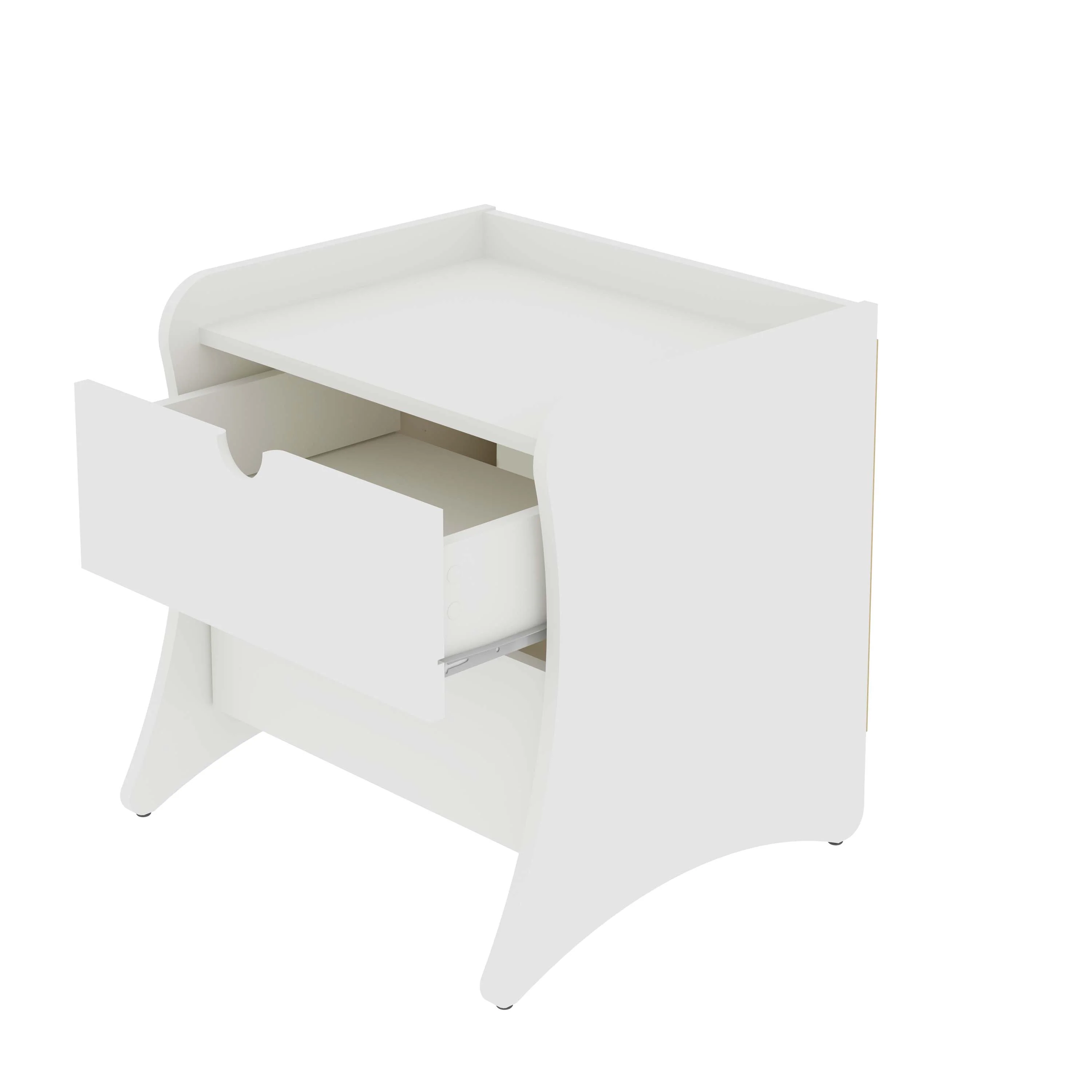 Coney Nightstand in White - Image 6