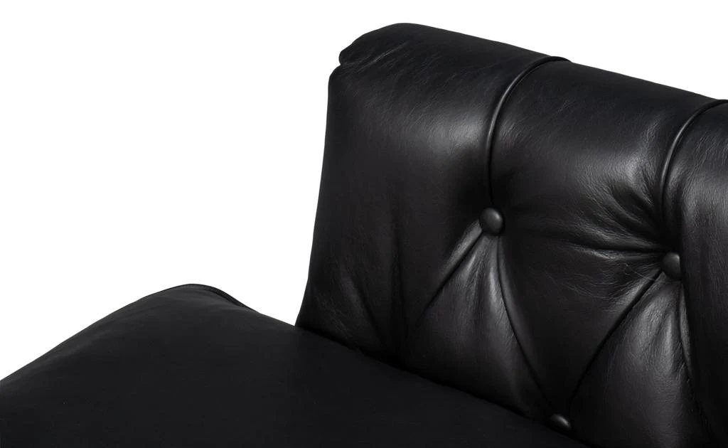 Coolidge Black Leather Swivel Chair - Image 13