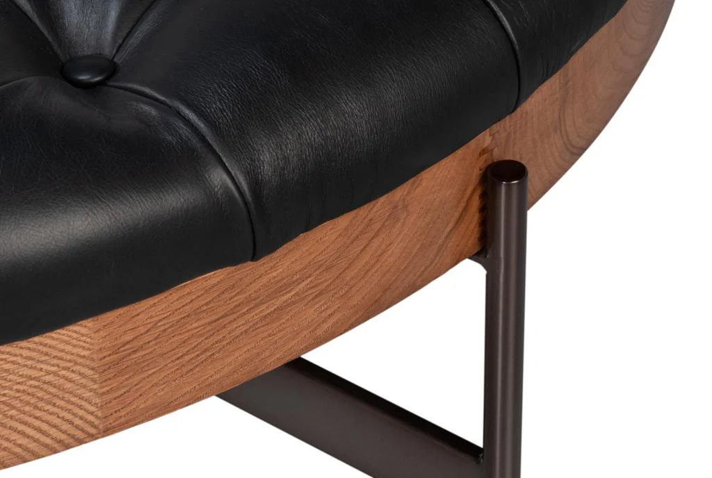 Corbet Black Cocktail Ottoman - Image 10