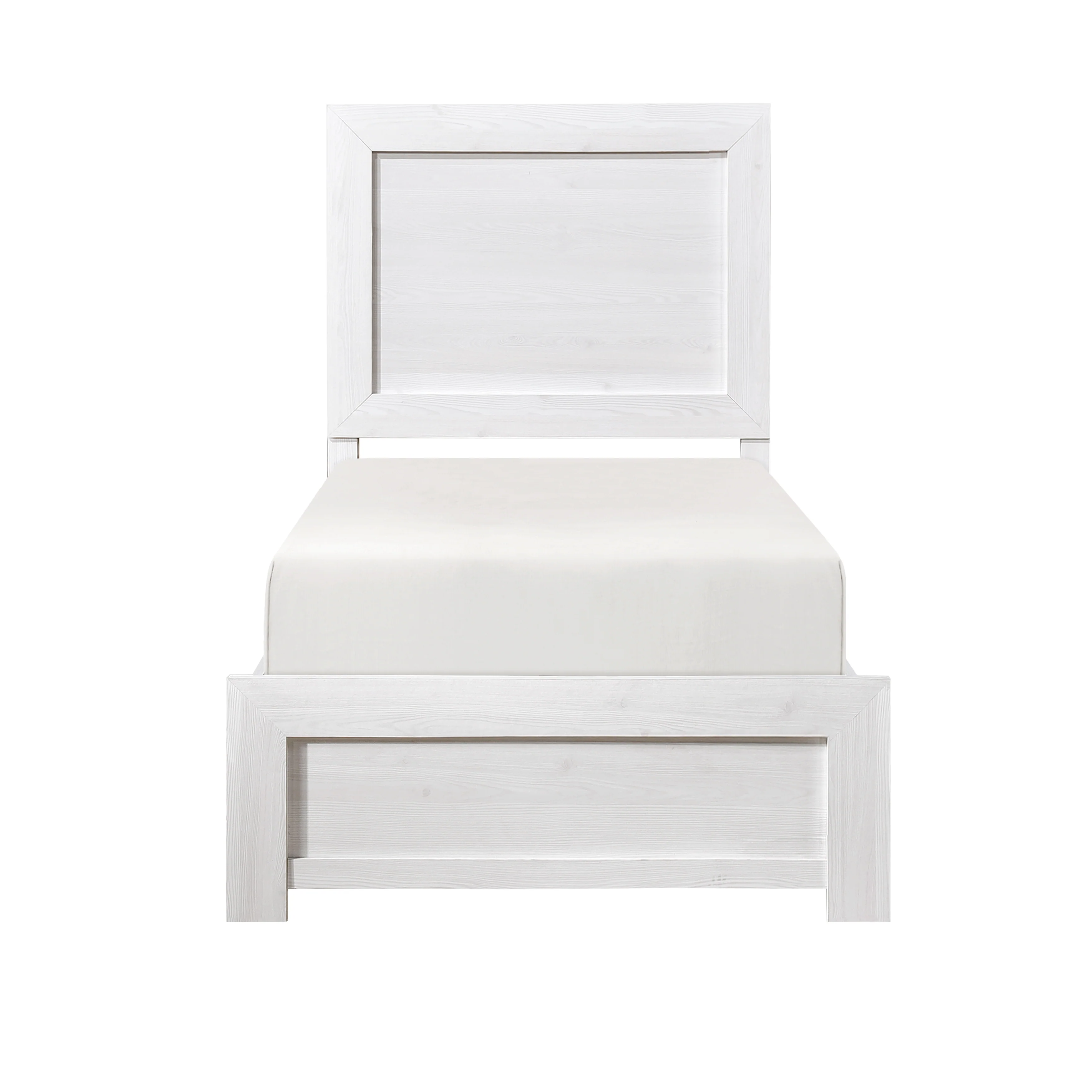 Corbin White 5-Piece Twin Bedroom Set - Image 2
