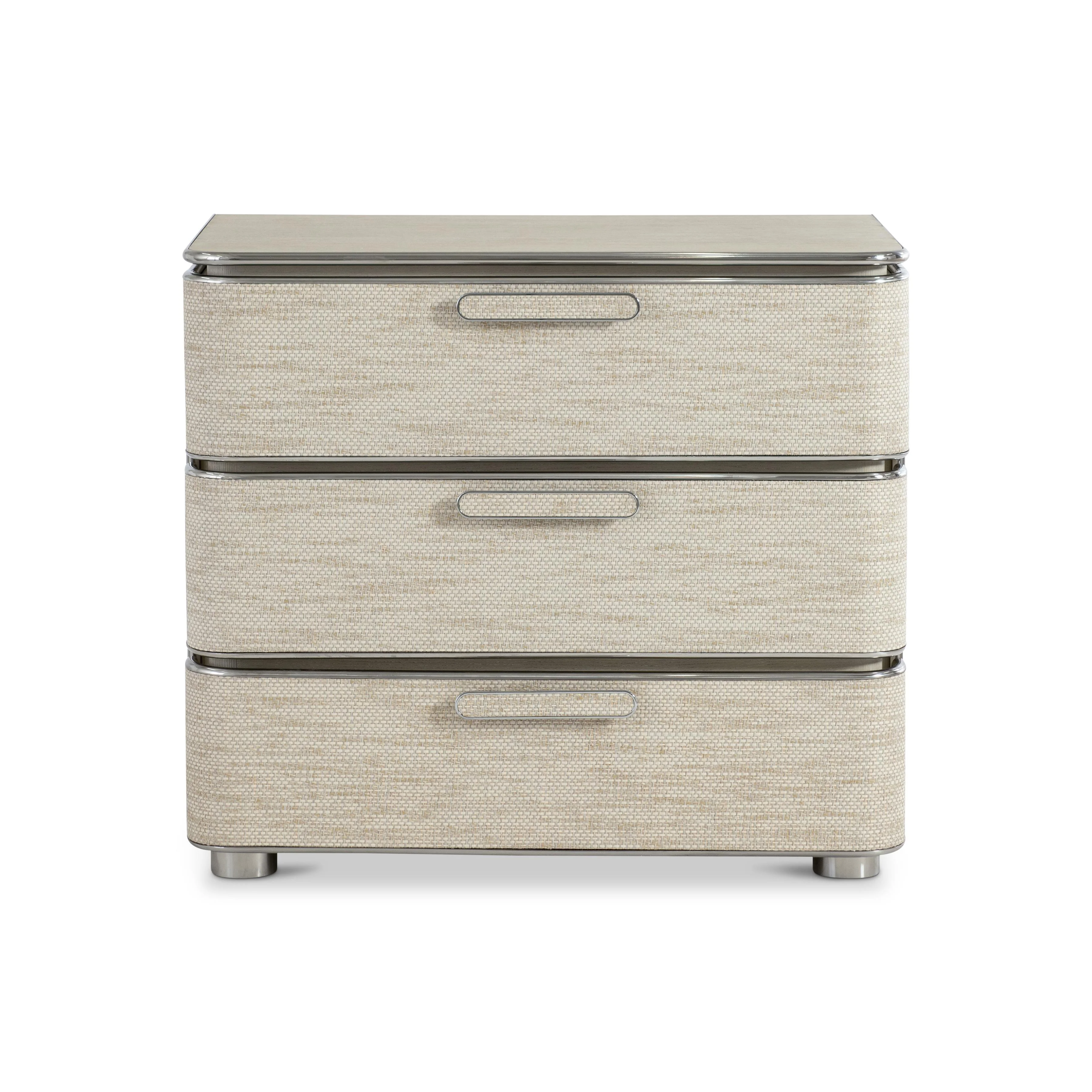 Corinne Ecru/Farine Nightstand - Image 2