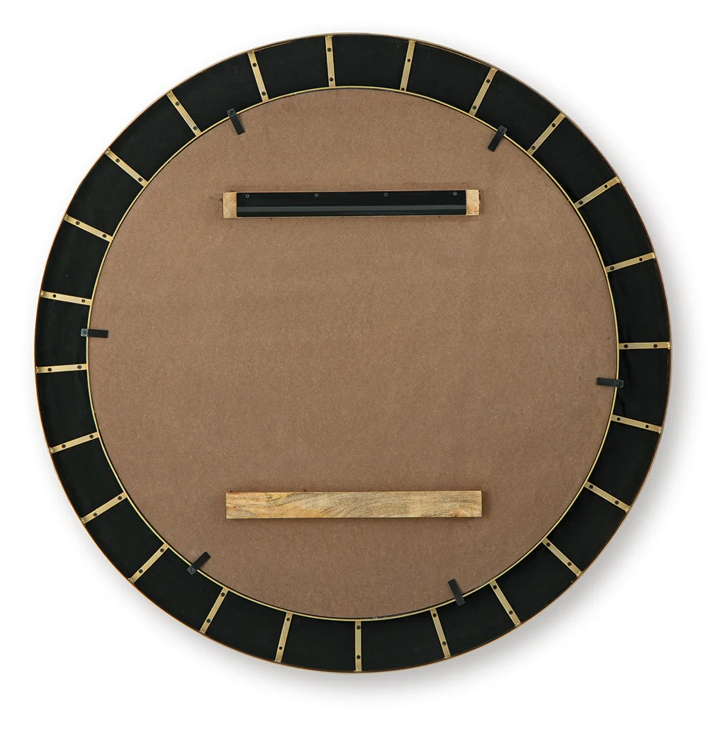 Corinsworth Charcoal/Brass Finish Accent Mirror (Online Special Price) - Image 4