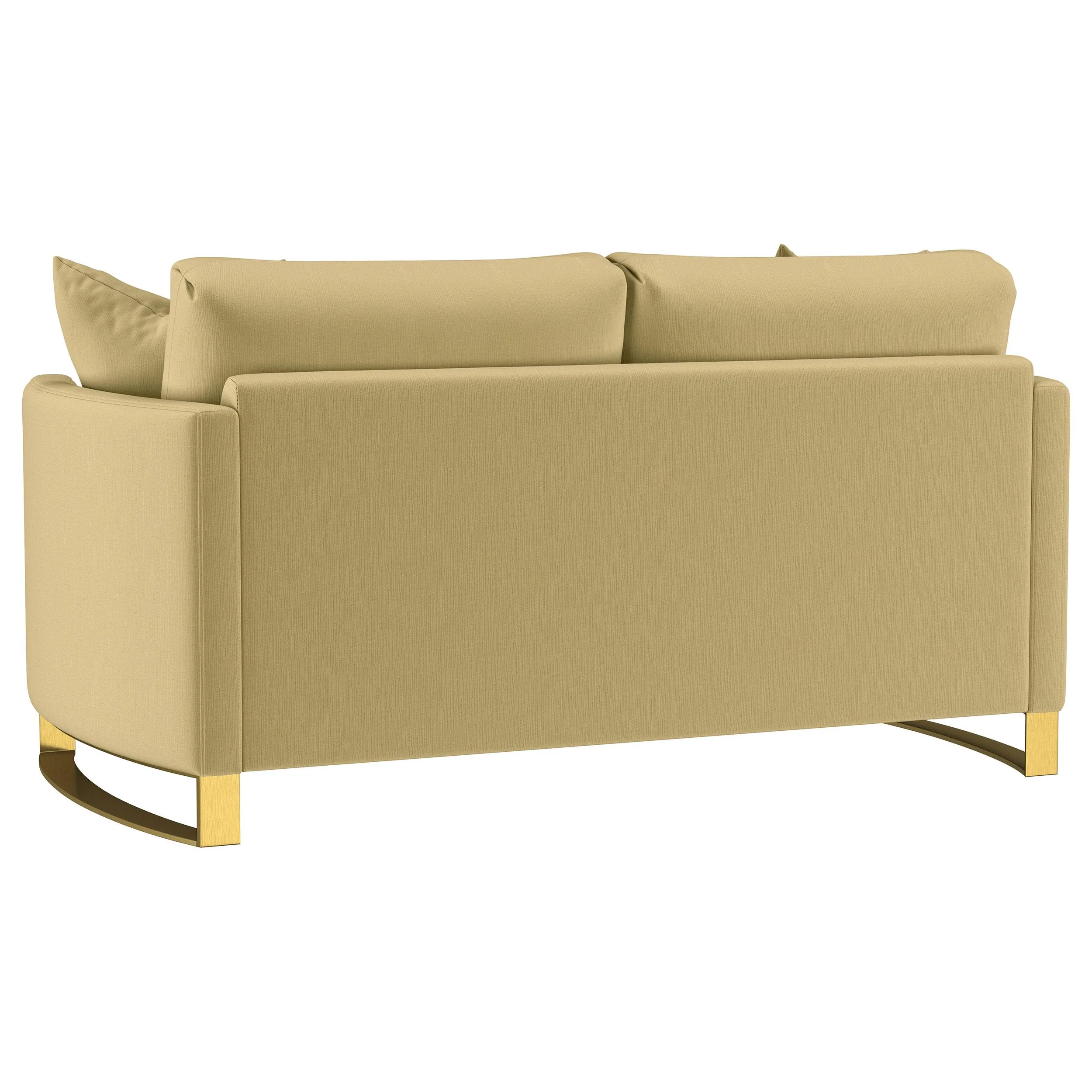 Corliss Camel 2-piece Velvet Upholstered Sofa Set - Image 8