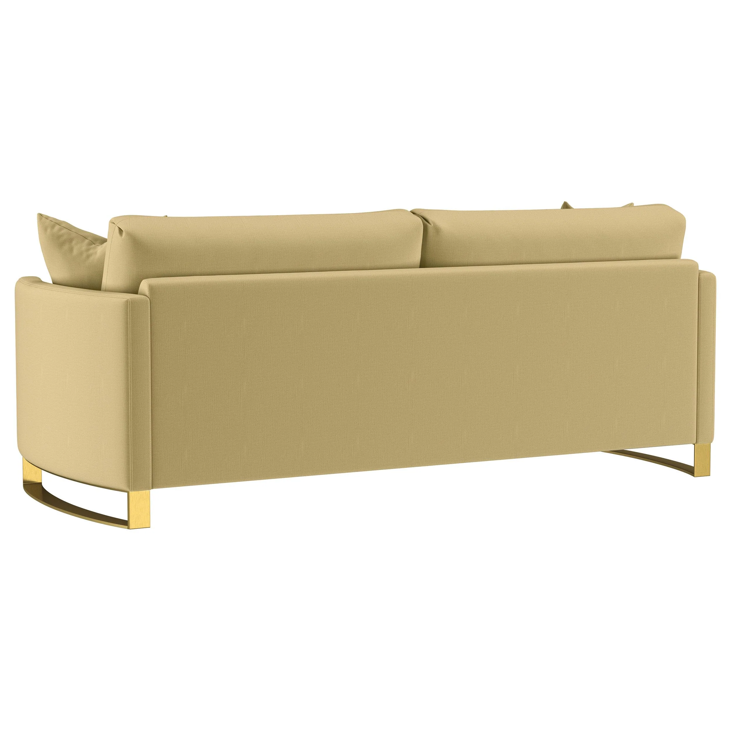 Corliss Camel 3-piece Velvet Upholstered Sofa Set - Image 5