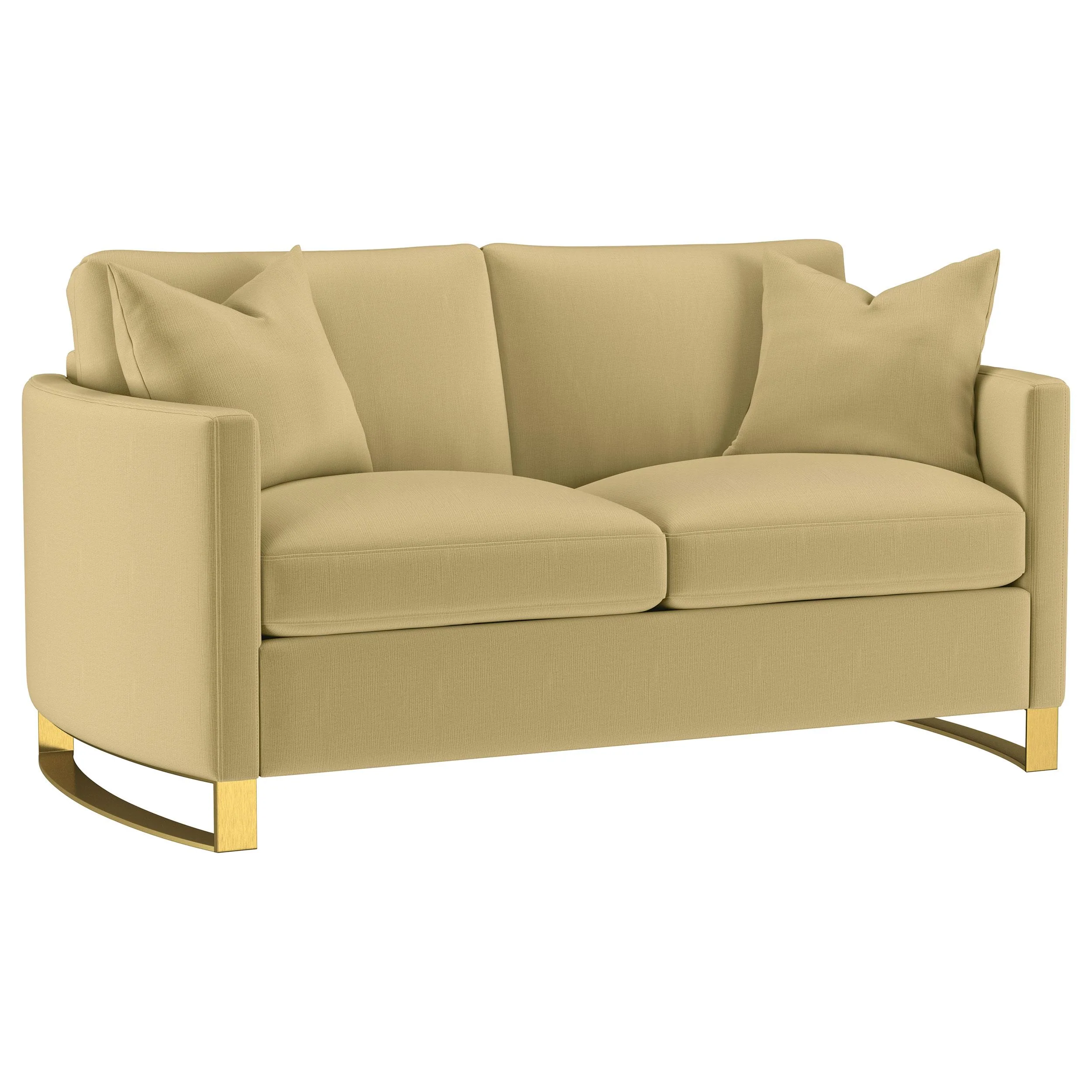 Corliss Camel 3-piece Velvet Upholstered Sofa Set - Image 6