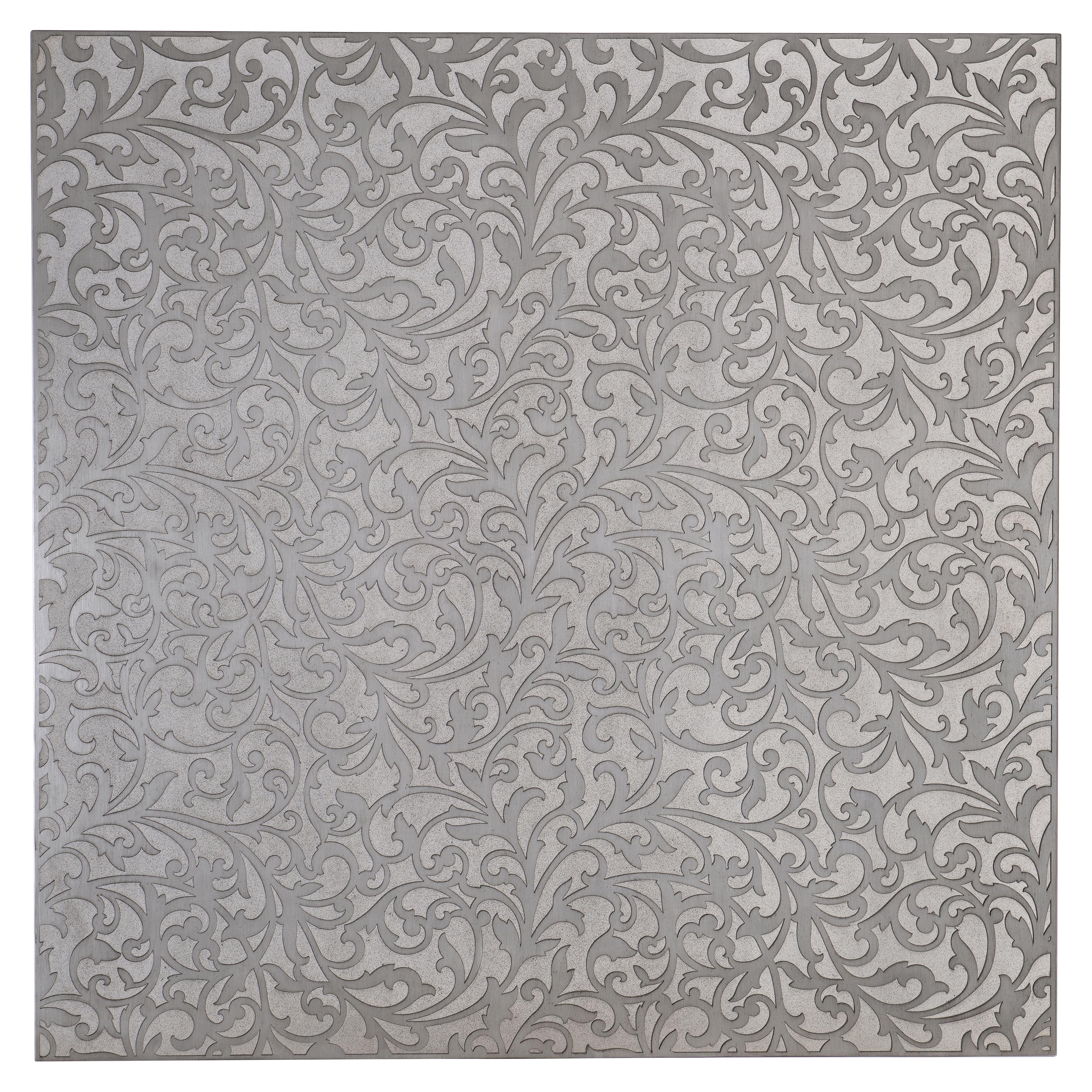 Cornelia Glazed Stainless Steel Cocktail Table - Image 2