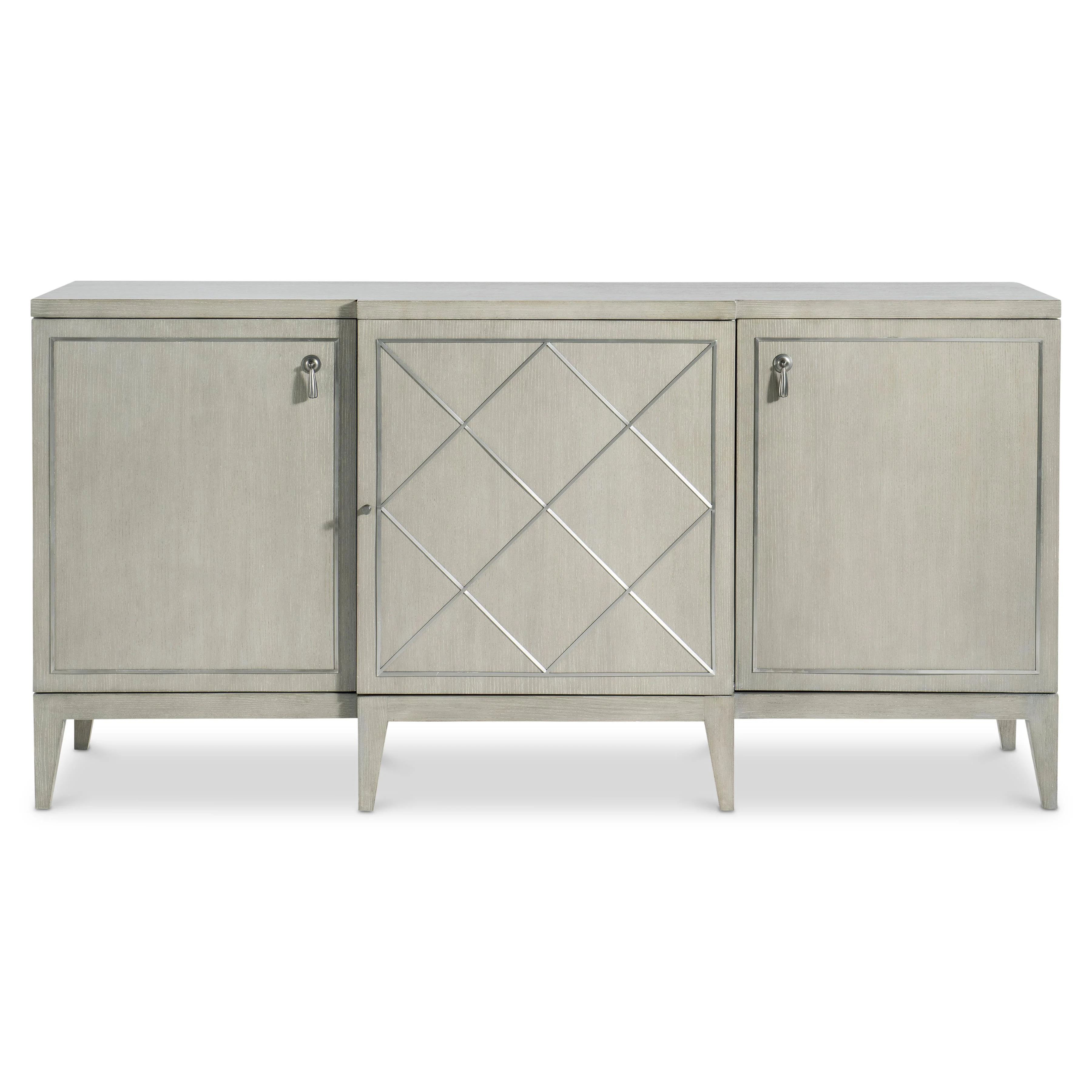 Cornelia Glazed Stainless Steel/Nebbia Buffet - Image 2