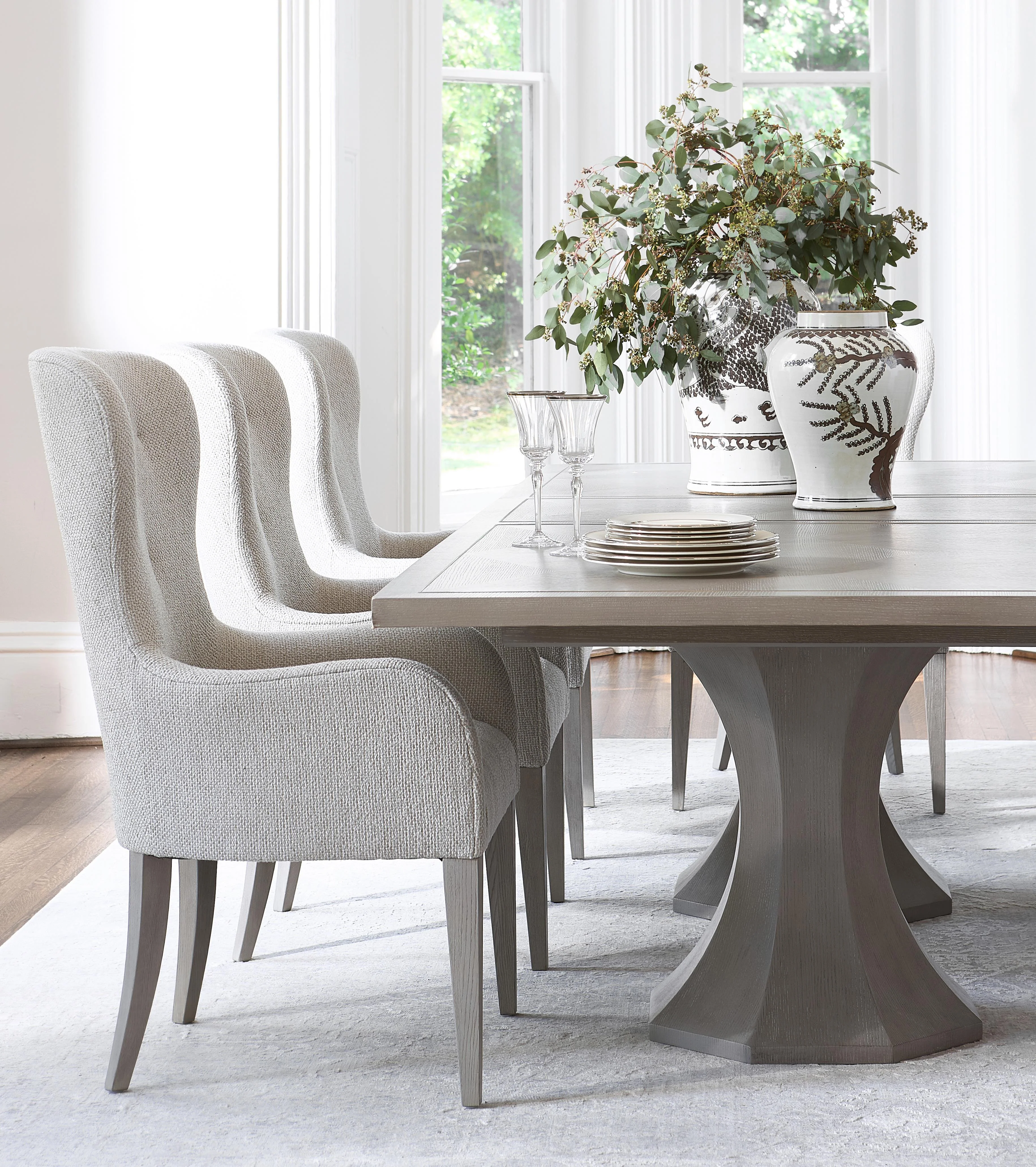 Cornelia Nebbia Rectangular Dining Table - Image 10