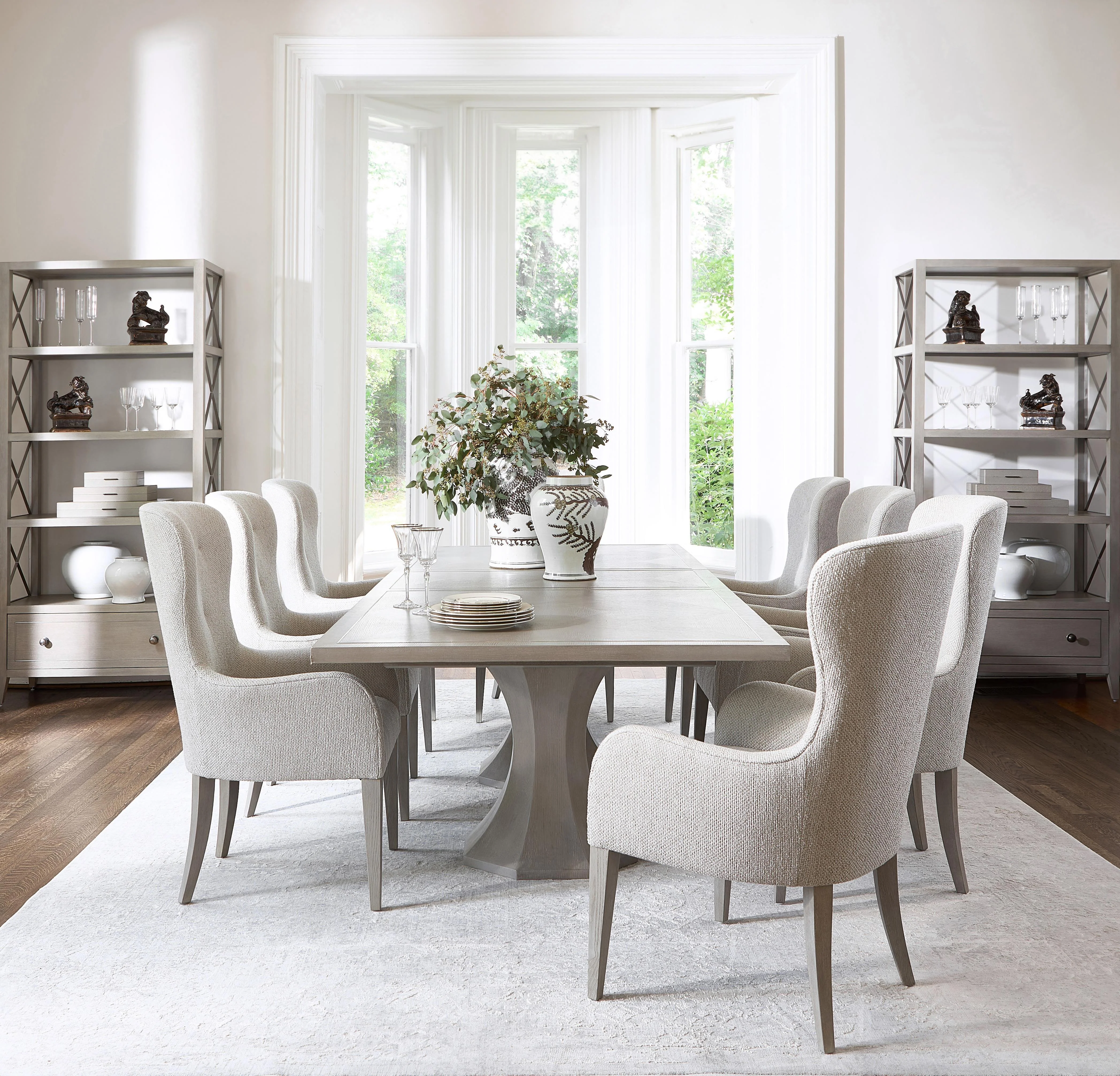 Cornelia Nebbia Rectangular Dining Table - Image 11