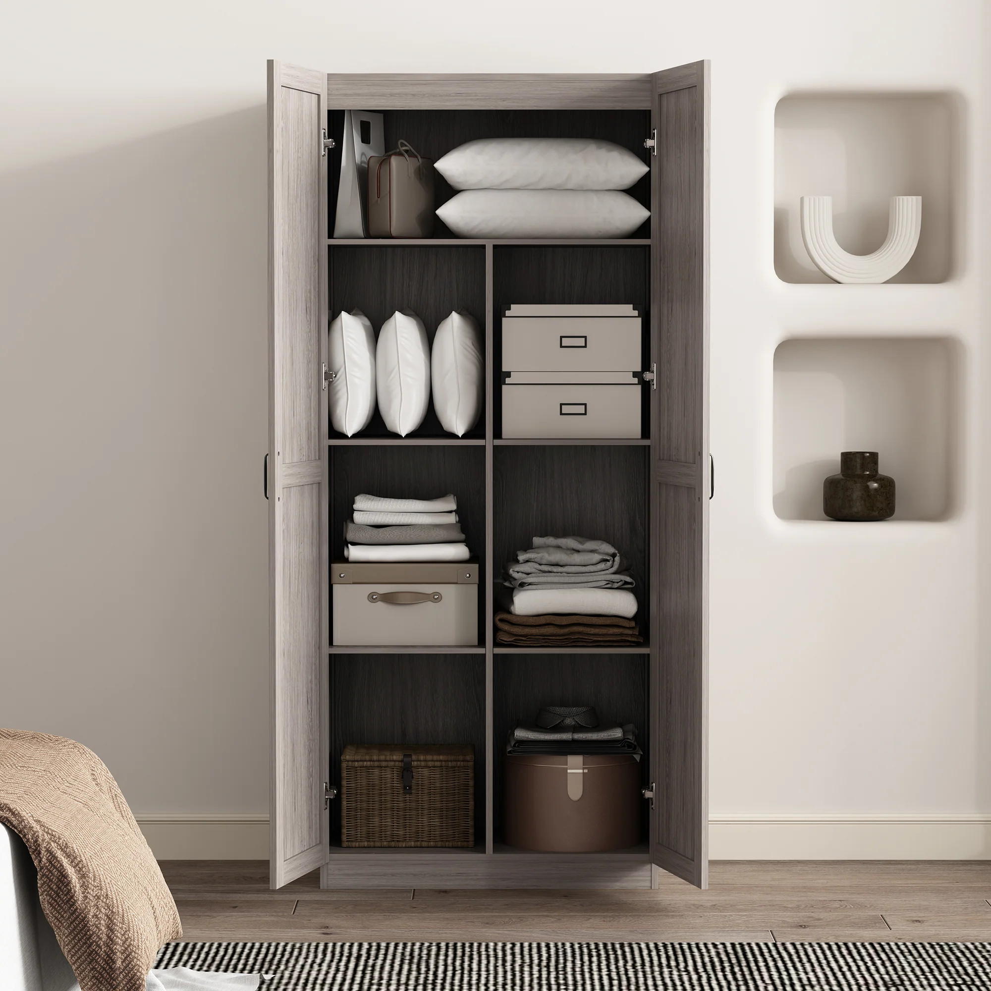 Cornelia Storage Closet 1.0 in Grey - Image 5