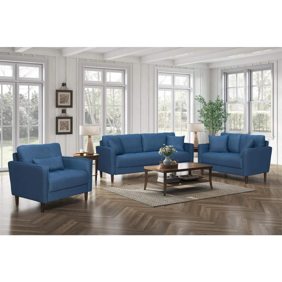 Cornwall Blue Chair - Image 4