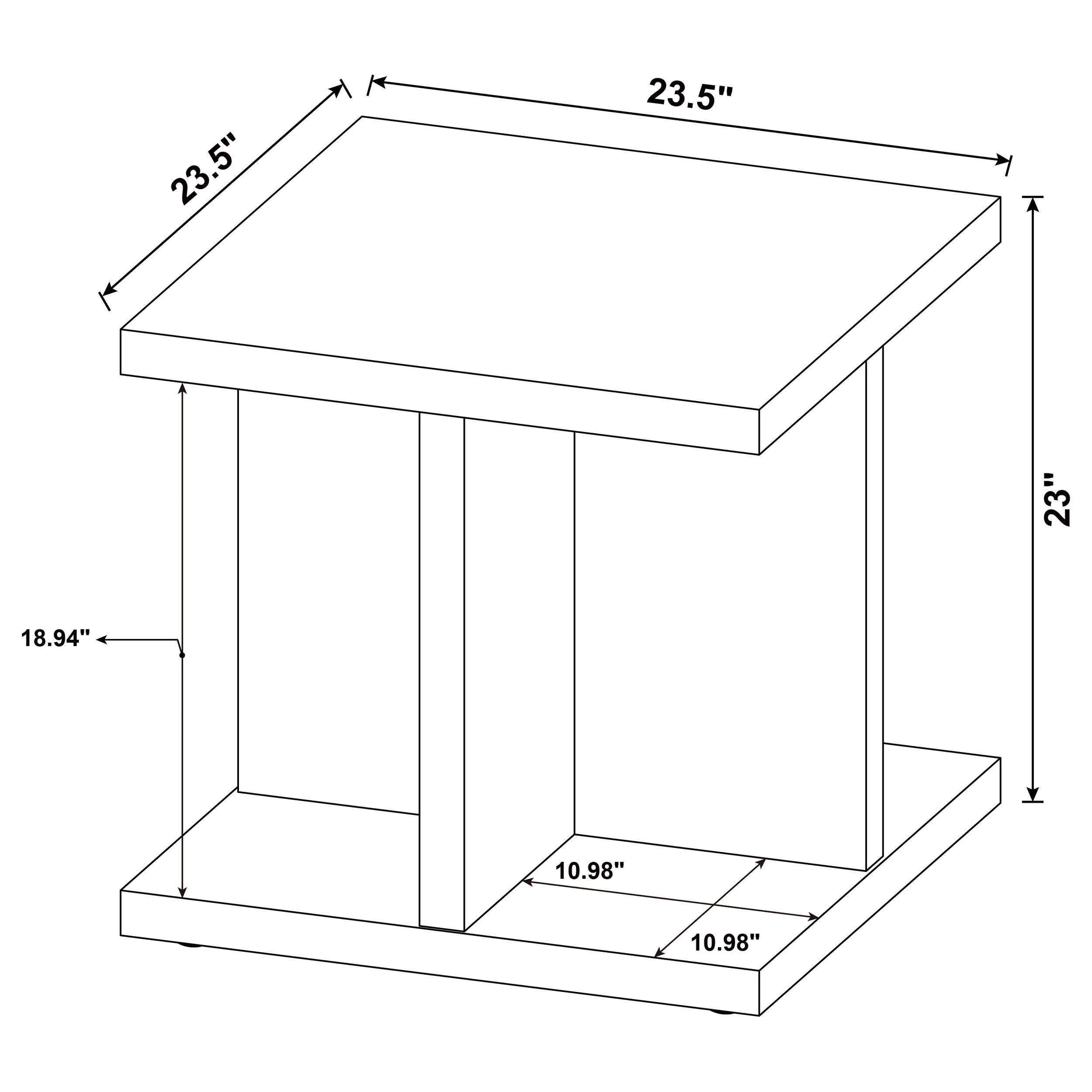 Cortona Mango 2-piece Coffee and End Table Set - Image 10