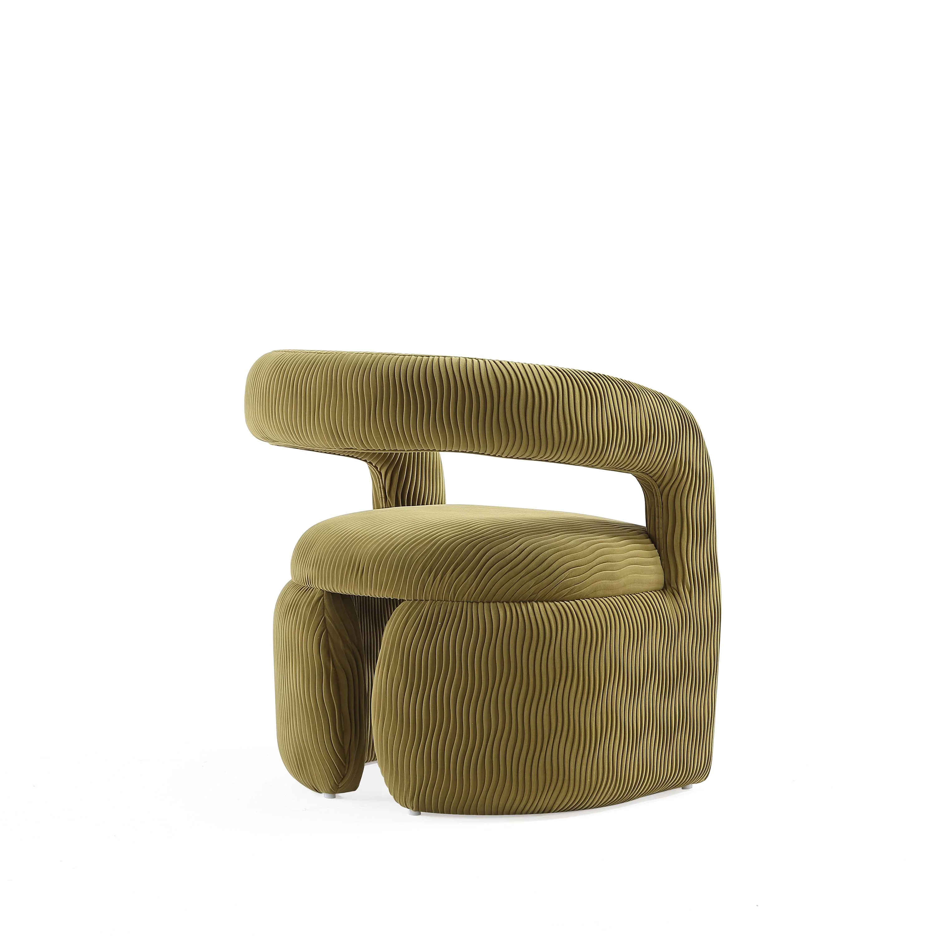 Corvette Dining Chairs in Olive Green (set of 2) - Image 7
