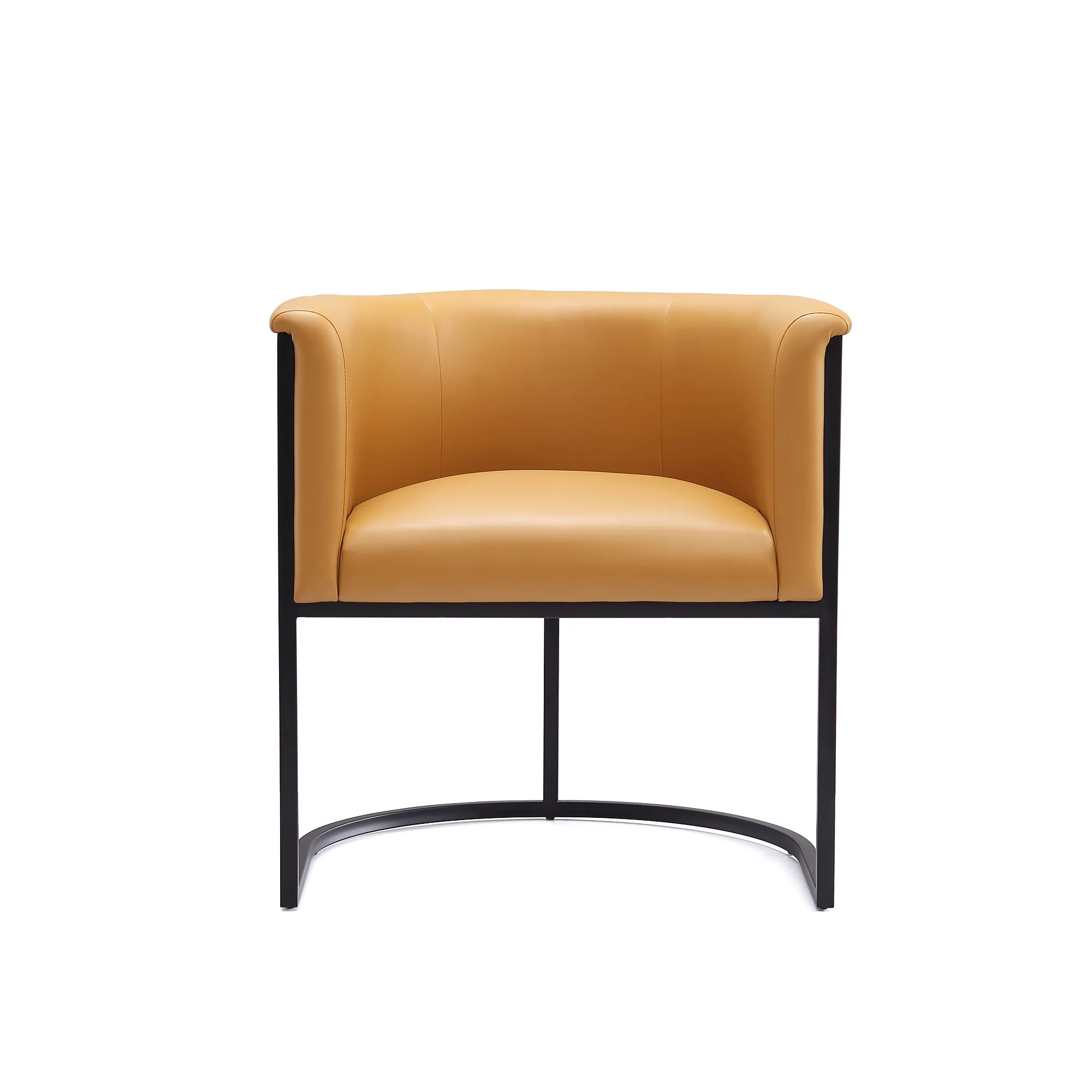 Cosmopolitan Dining Chair in Saddle and Black - Image 4