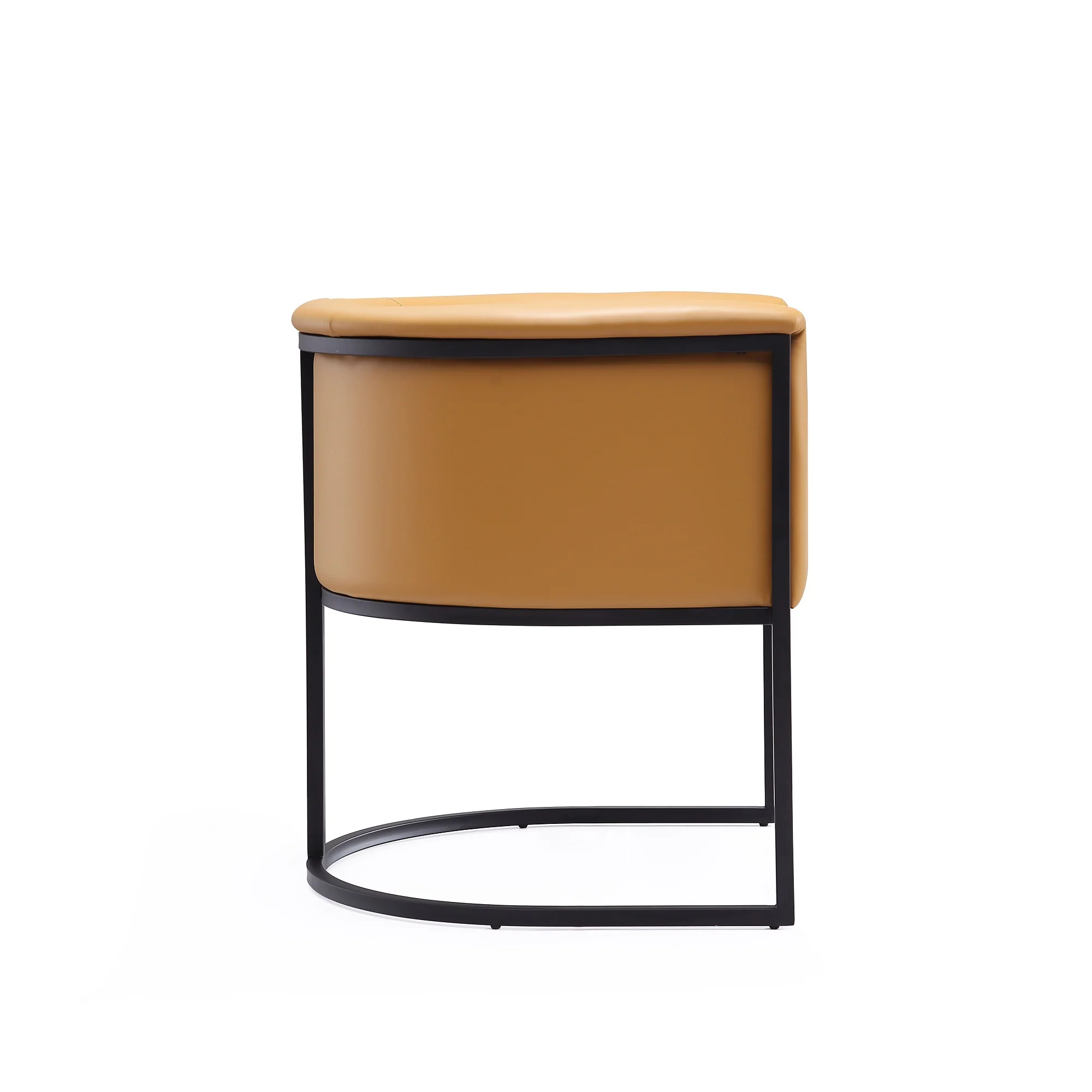 Cosmopolitan Dining Chair in Saddle and Black - Image 5