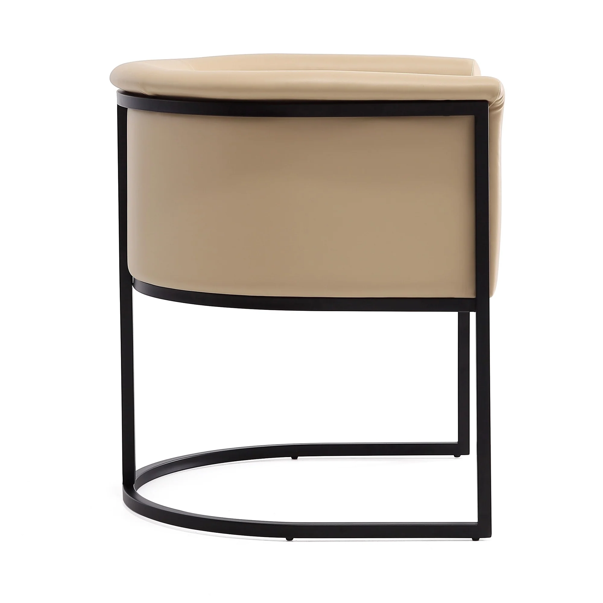 Cosmopolitan Dining Chair in Tan and Black (set of 2) - Image 6