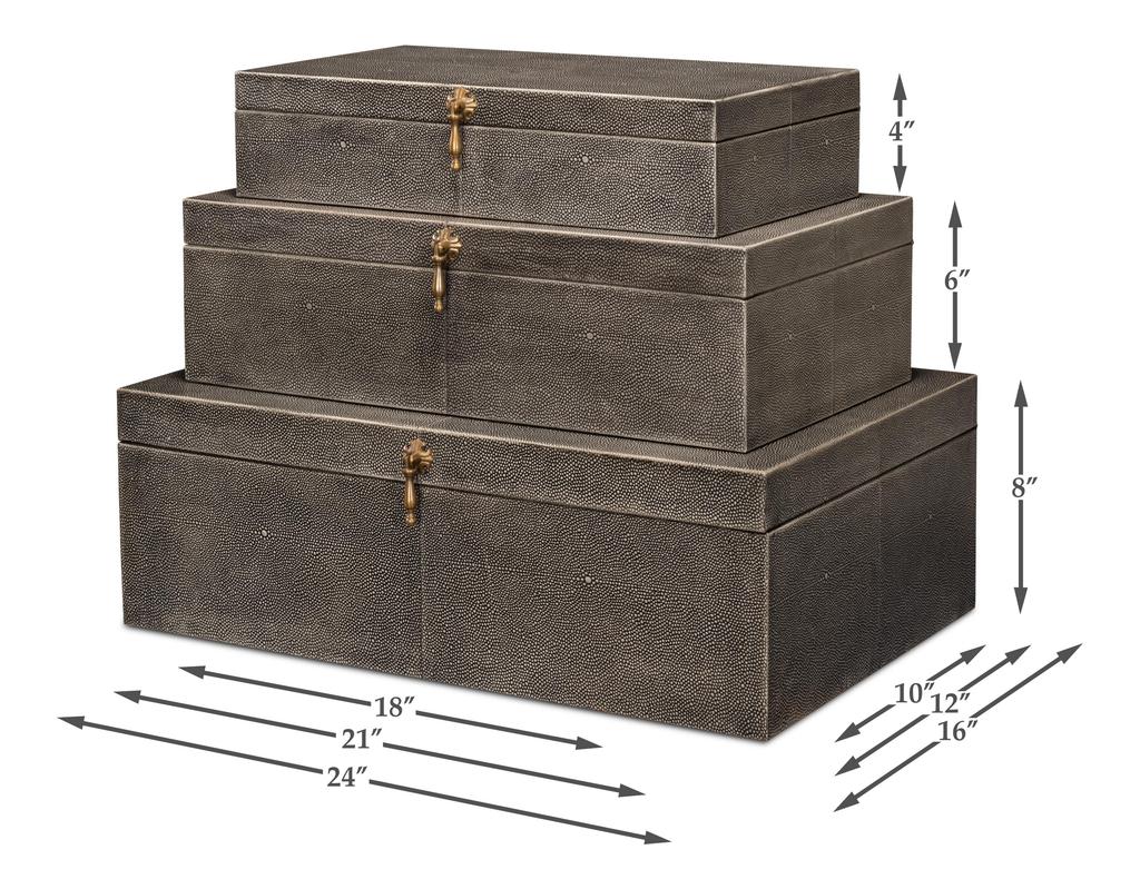 Cosmos Black Nesting Boxes (Set of 3) - Image 15