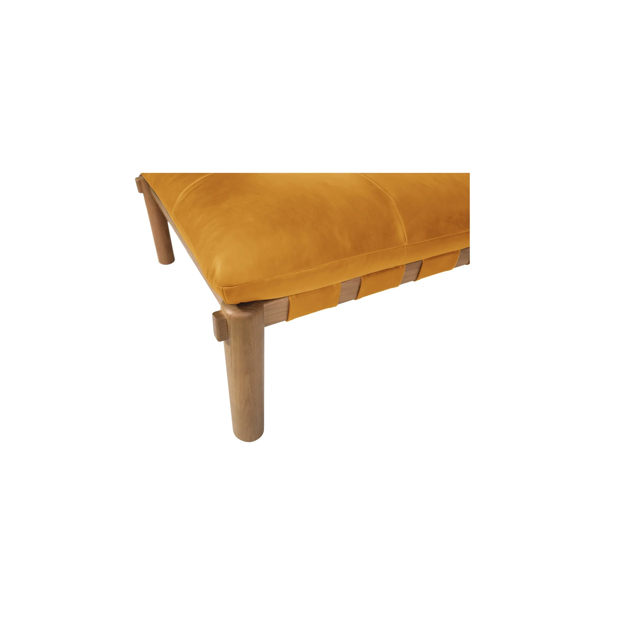 Costello Tan Ottoman - Image 6