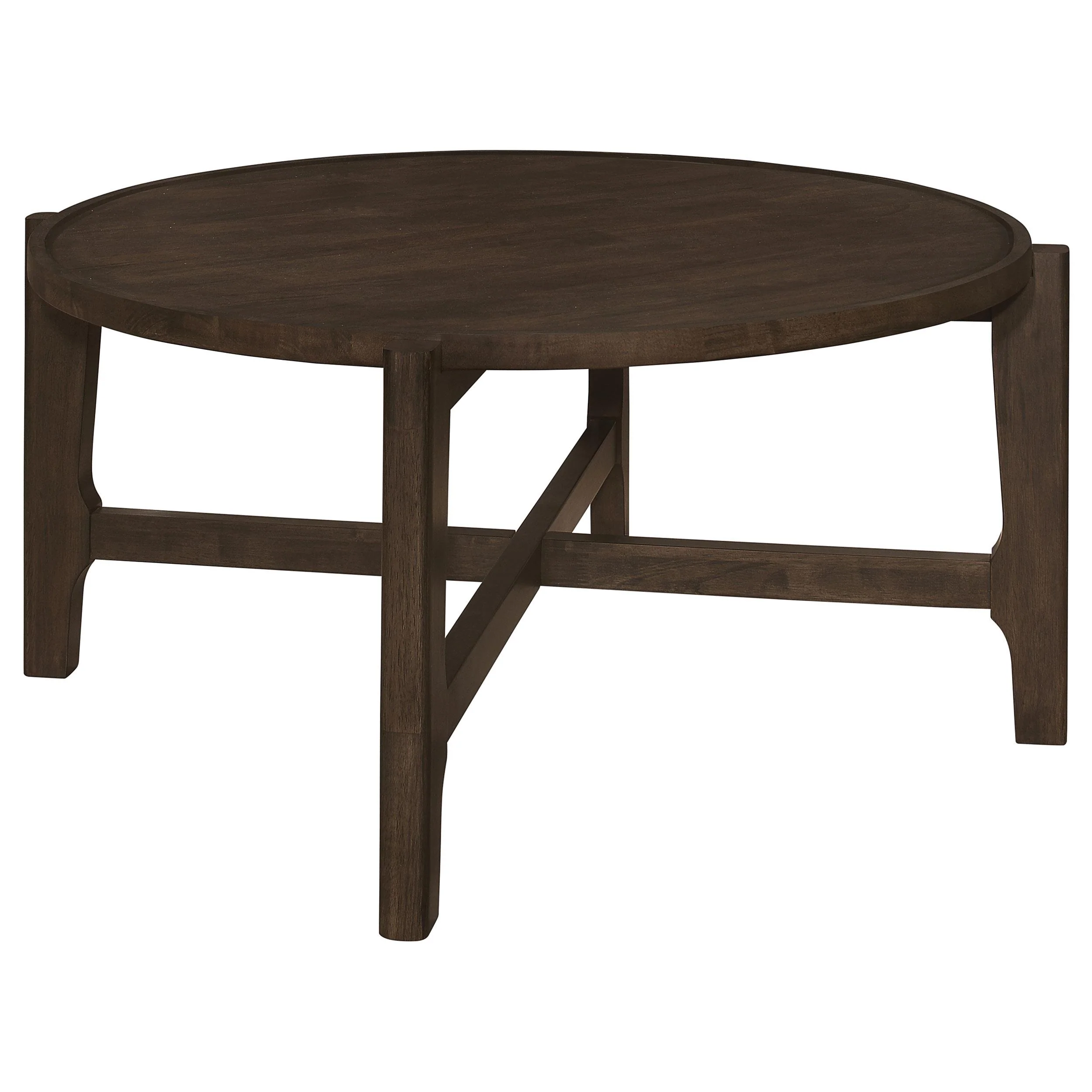 Cota Dark Brown 2-piece Solid Wood Coffee and End Table Set - Image 7