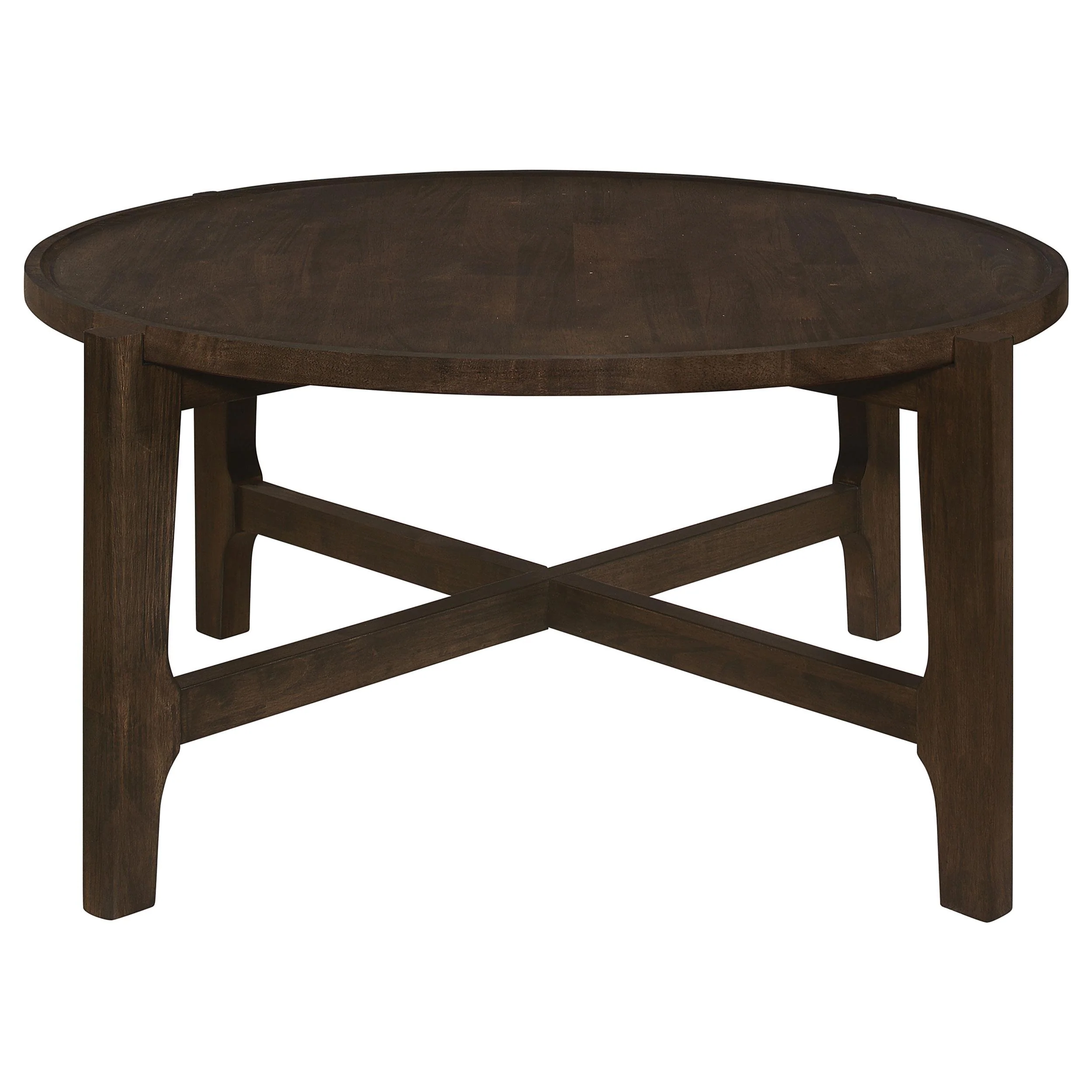Cota Dark Brown 2-piece Solid Wood Coffee and End Table Set - Image 9