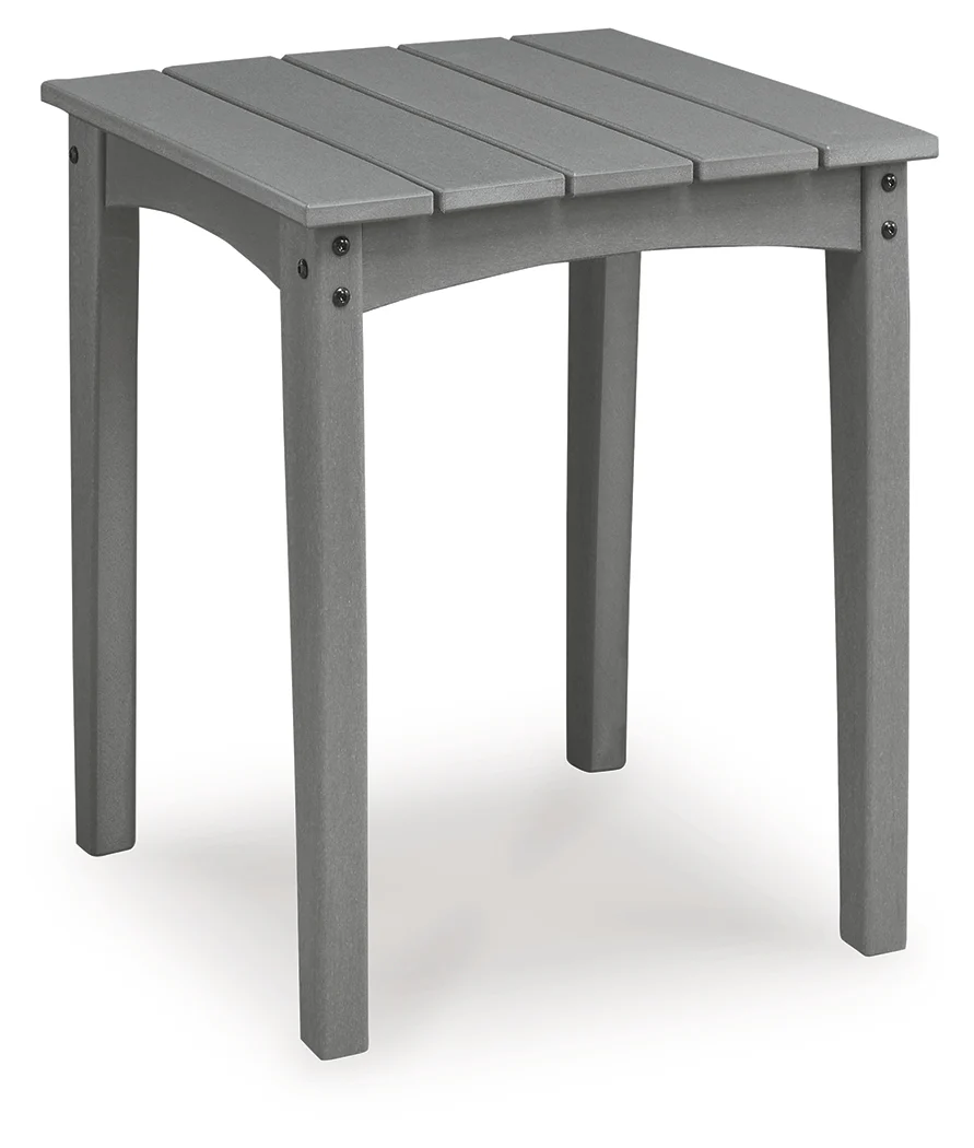 Cove Beach Gray Square End Table - Image 2
