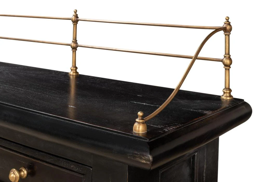 Covent Gardens Black Sideboard - Image 7