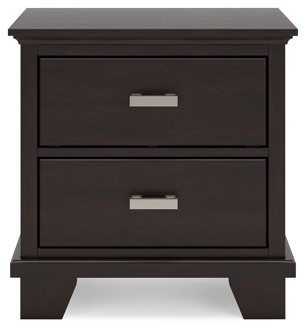 Covetown Dark Brown Full Panel Bedroom Set with Chest and Nightstand (Online Special Price) - Image 17