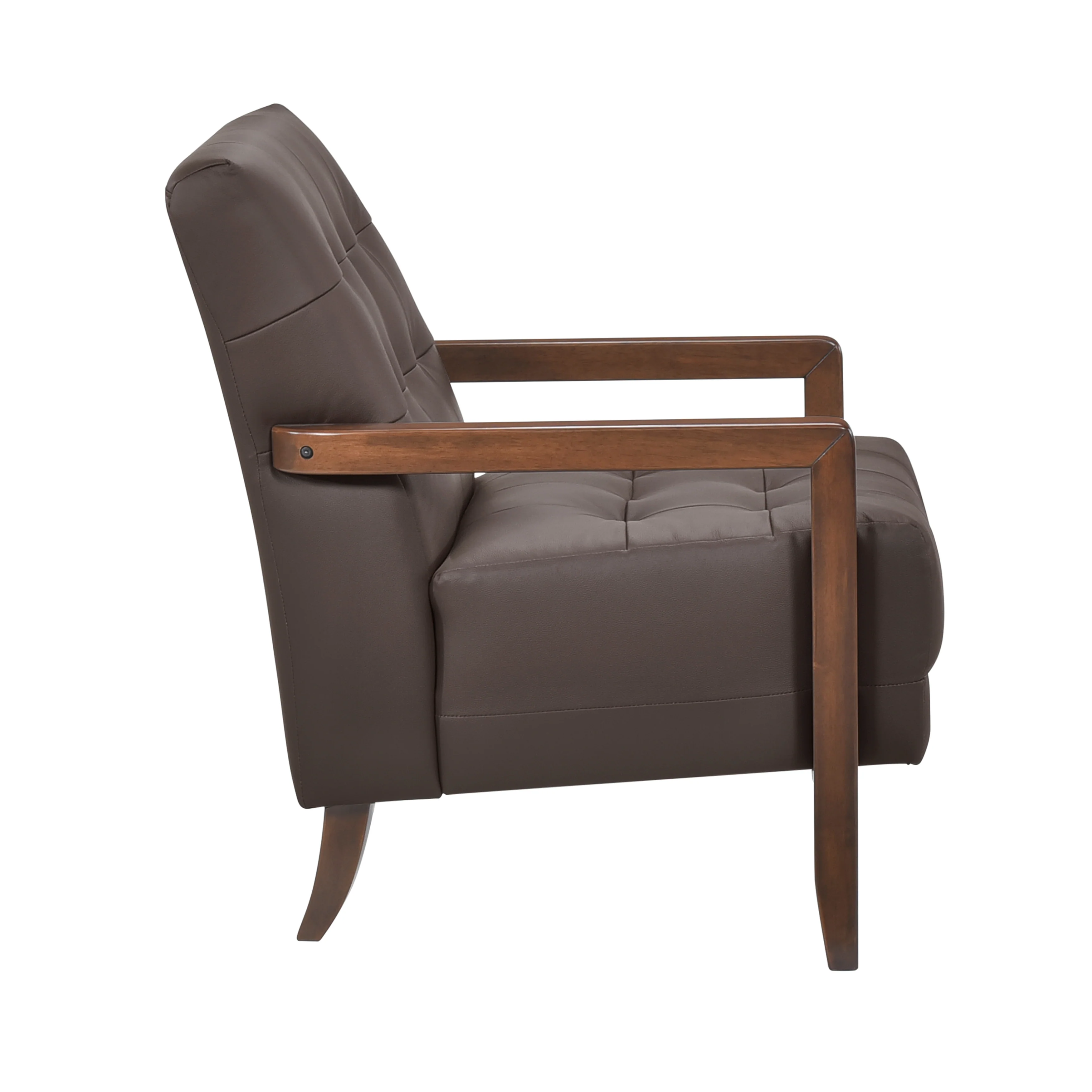 Crafton Dark Brown Accent Chair - Image 3