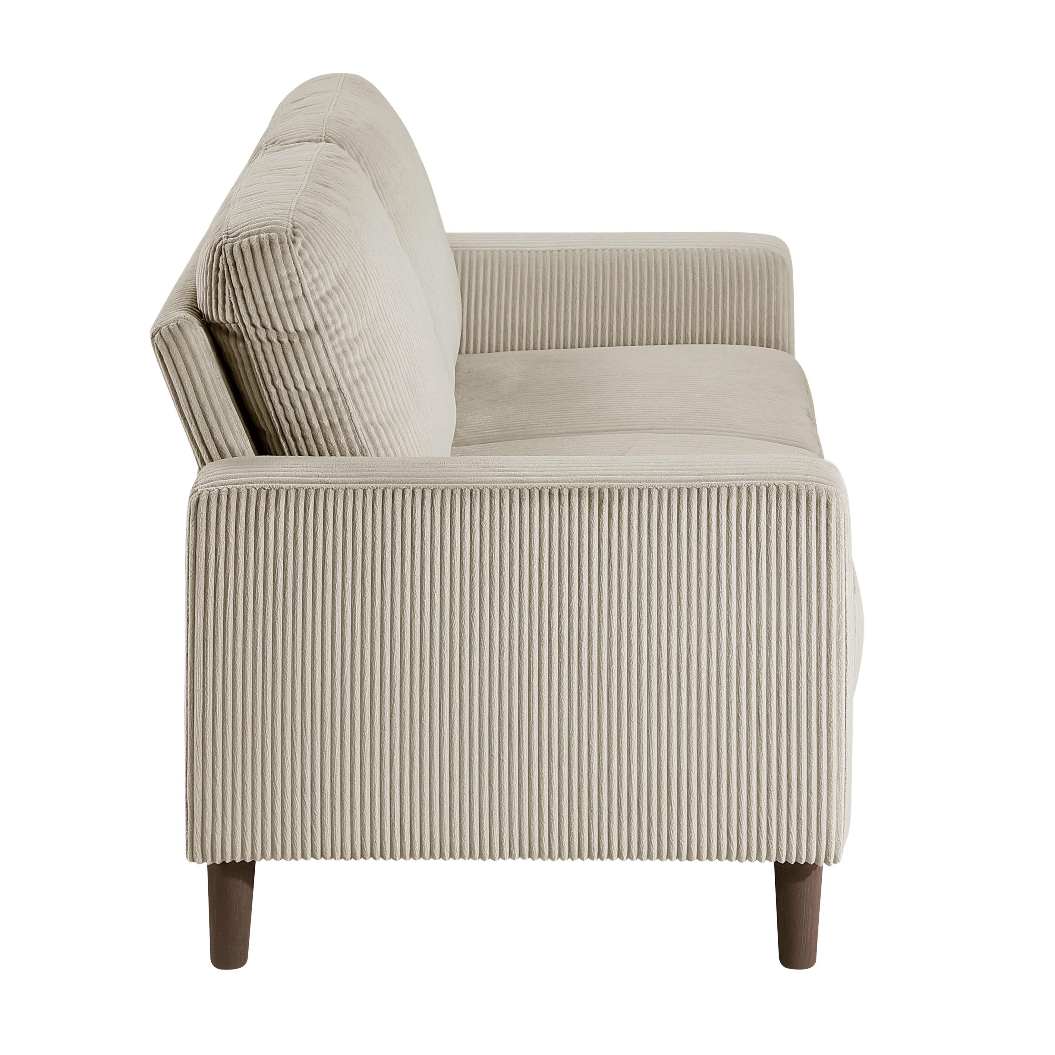 Crandall Taupe Loveseat - Image 3