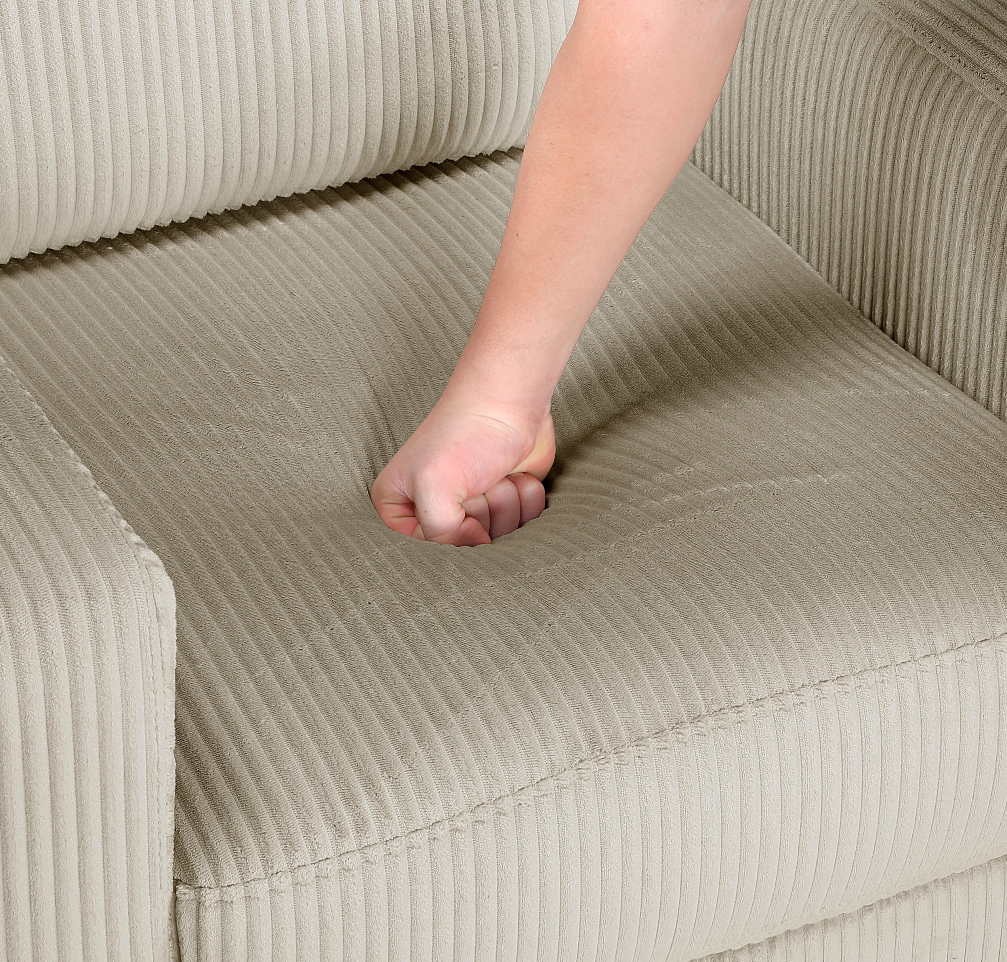 Crandall Taupe Sofa - Image 4