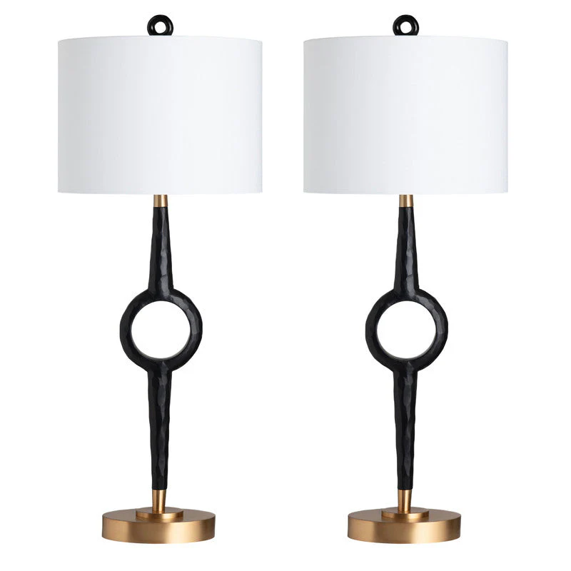 Creed Black/Gold Table Lamp (Set of 2) - Image 2