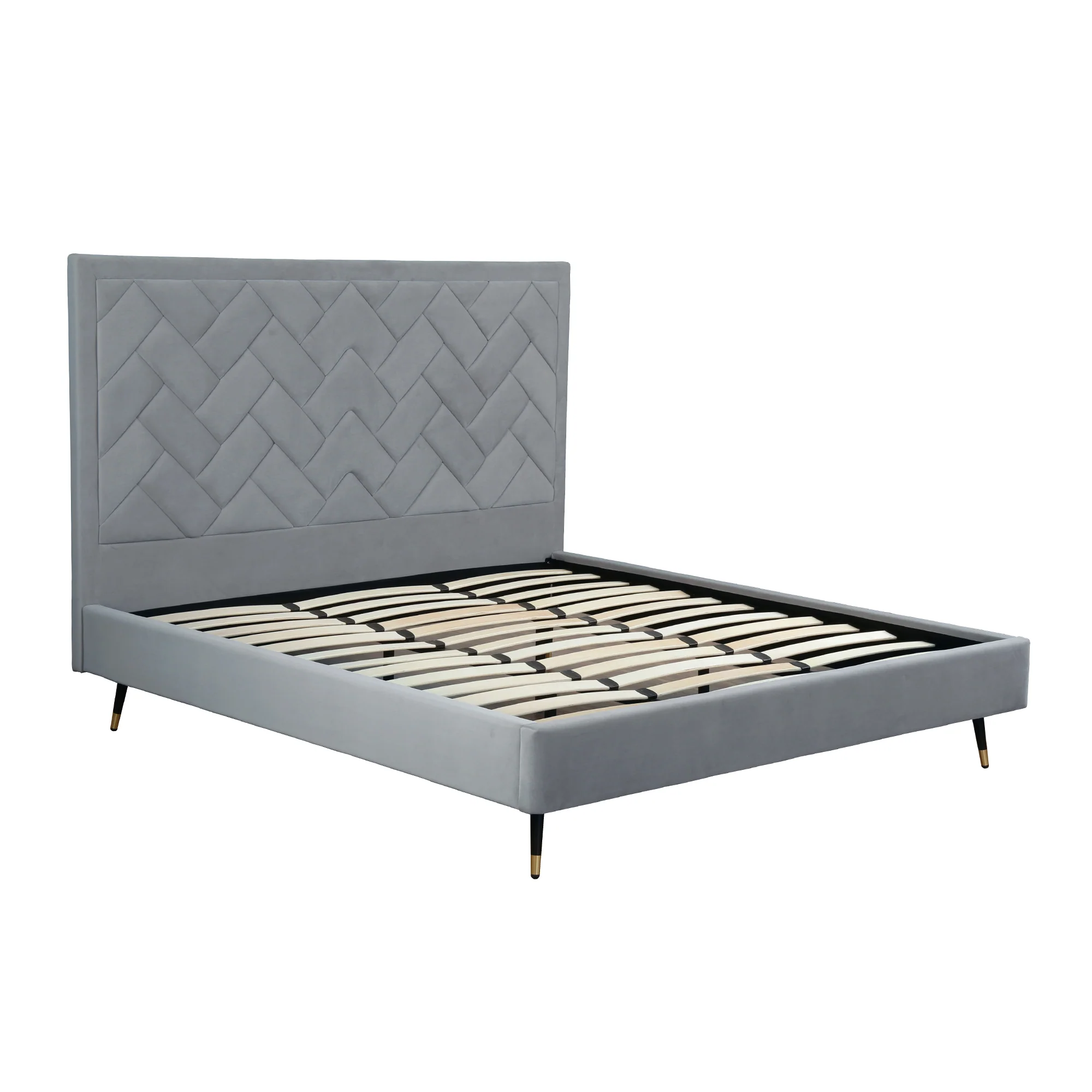 Crosby King-Size Bed in Grey - Image 9