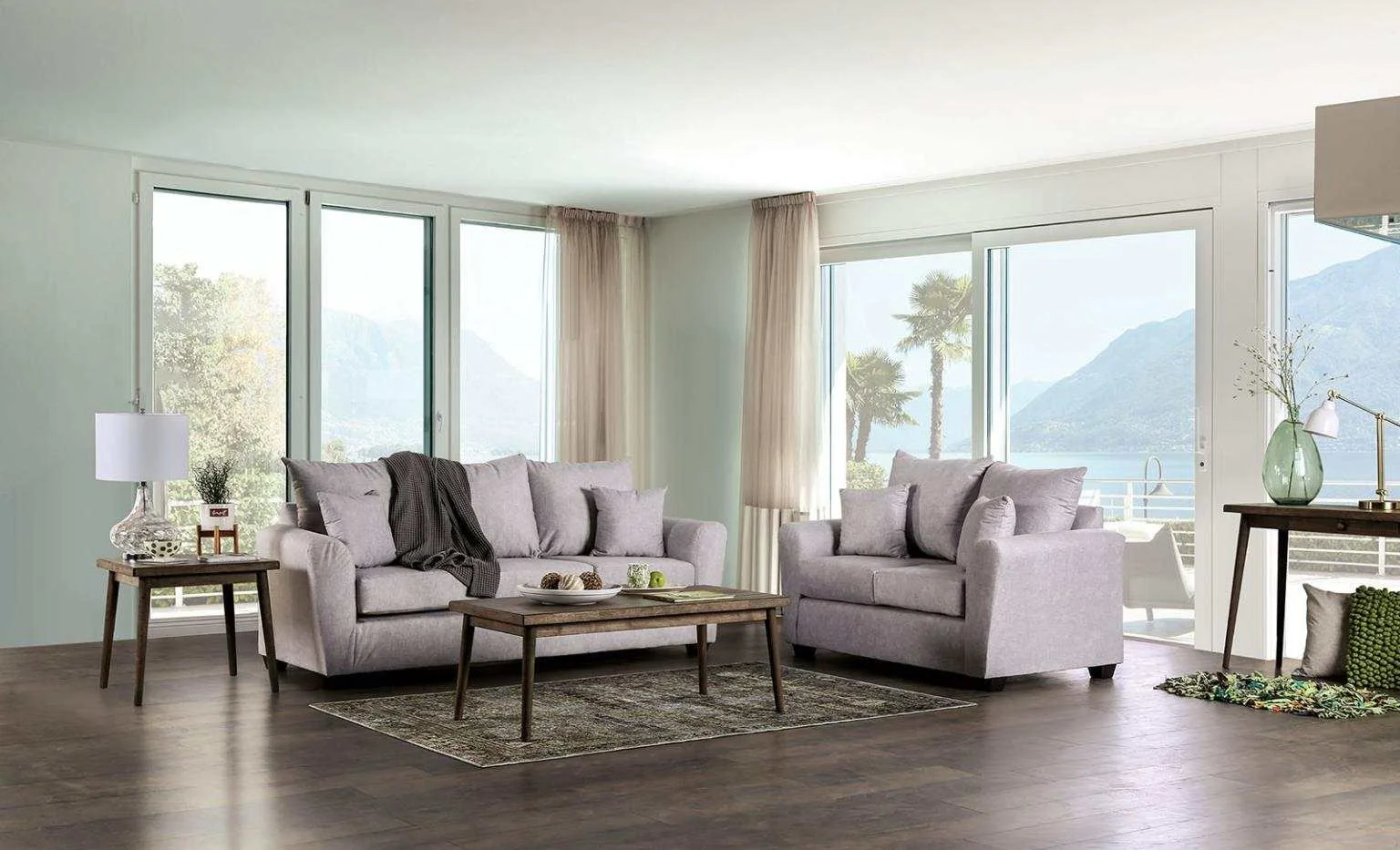 Croydon Light Gray Sofa - Image 6
