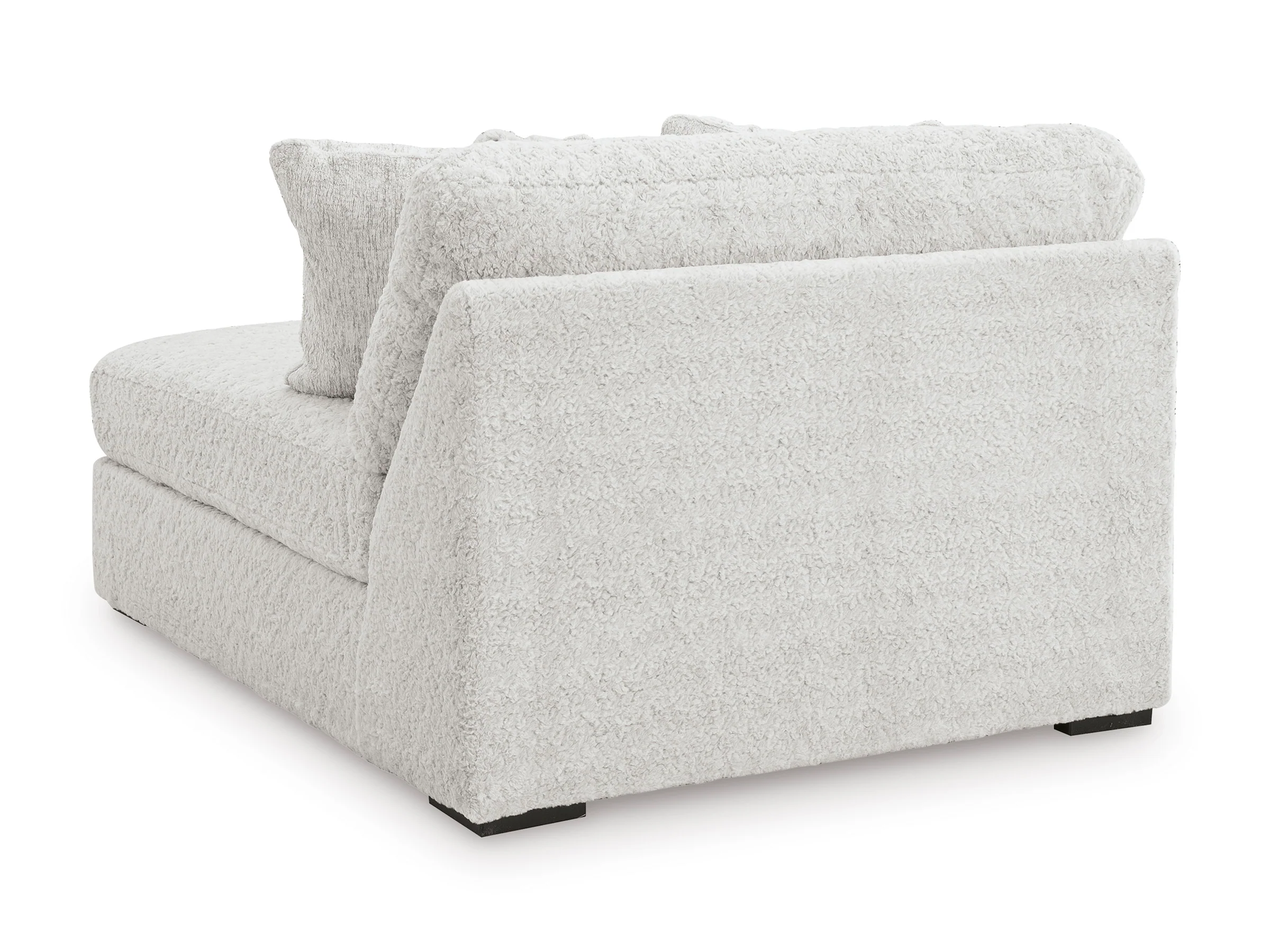 Cuddle Plush Arctic Oversized Armless Chaise - Image 4