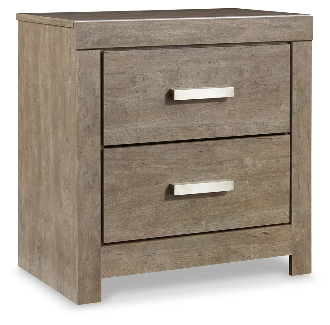 Culverbach Gray Queen Panel Bedroom Set with Dresser, Mirror and Nightstand - Image 6