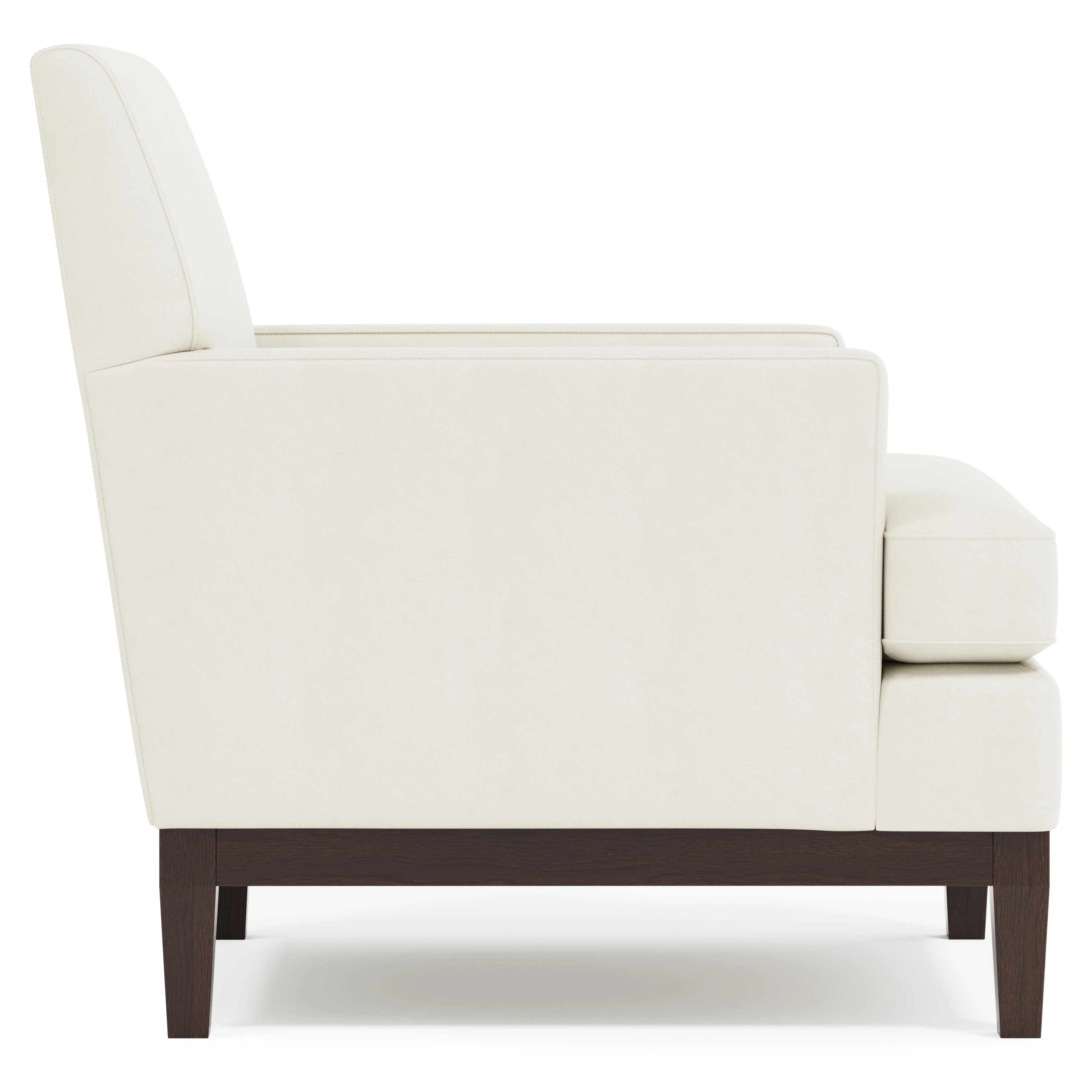 Cumberland White/Cream Leather Chair - Image 6