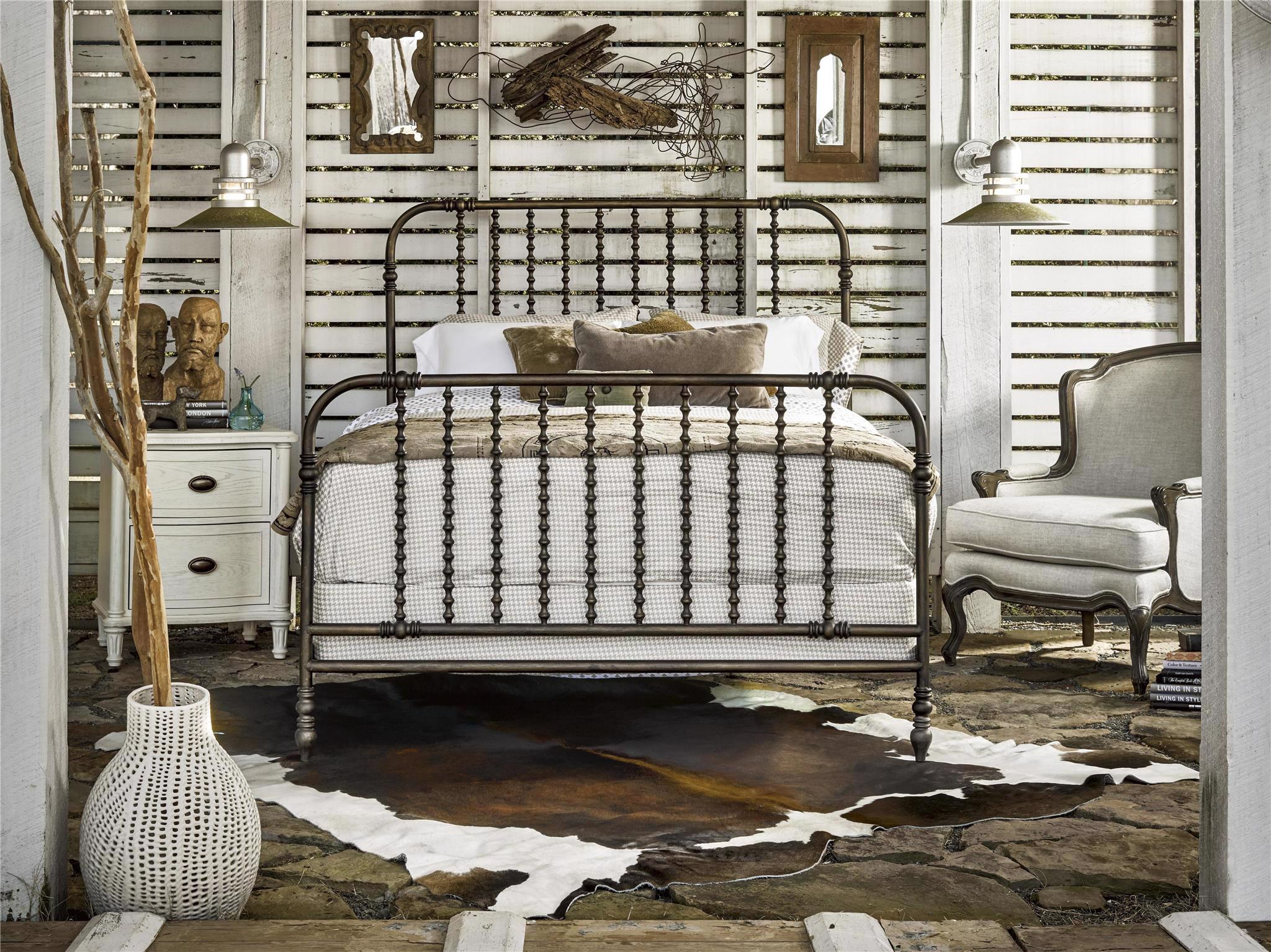 Curated Oiled Bronze Guest Room Queen Bed - Image 3