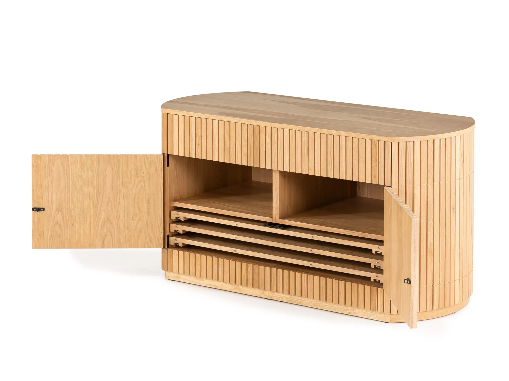 Transformer Round Sideboard - Panel Storage - Image 29