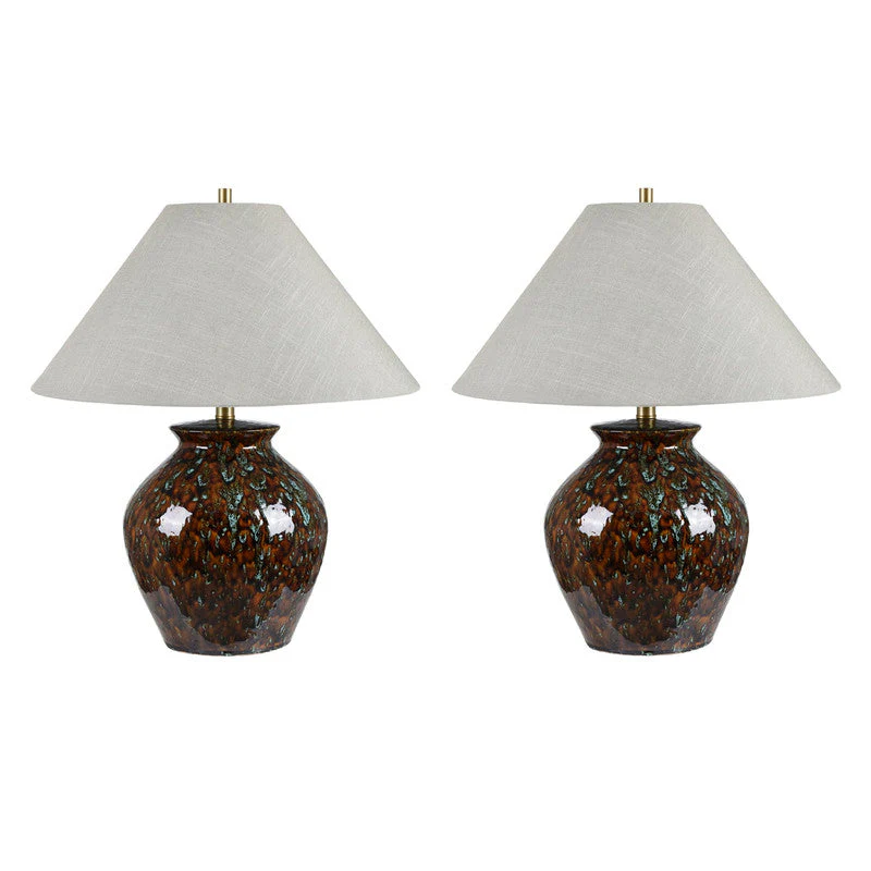 Cyrus Multi/Gold Table Lamp (Set of 2) - Image 2