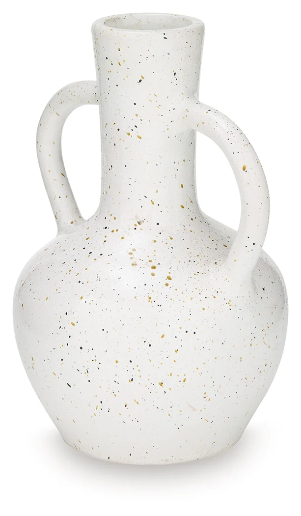 Dallinworth White/Black Vase (13.25" H) - Image 3