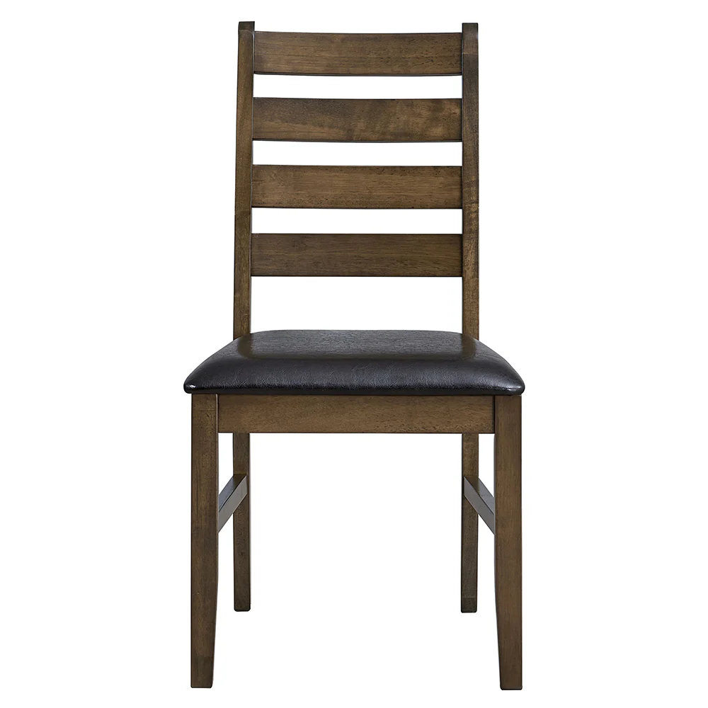 Damica Brown/Walnut Side Chair (Set of 2) - Image 2