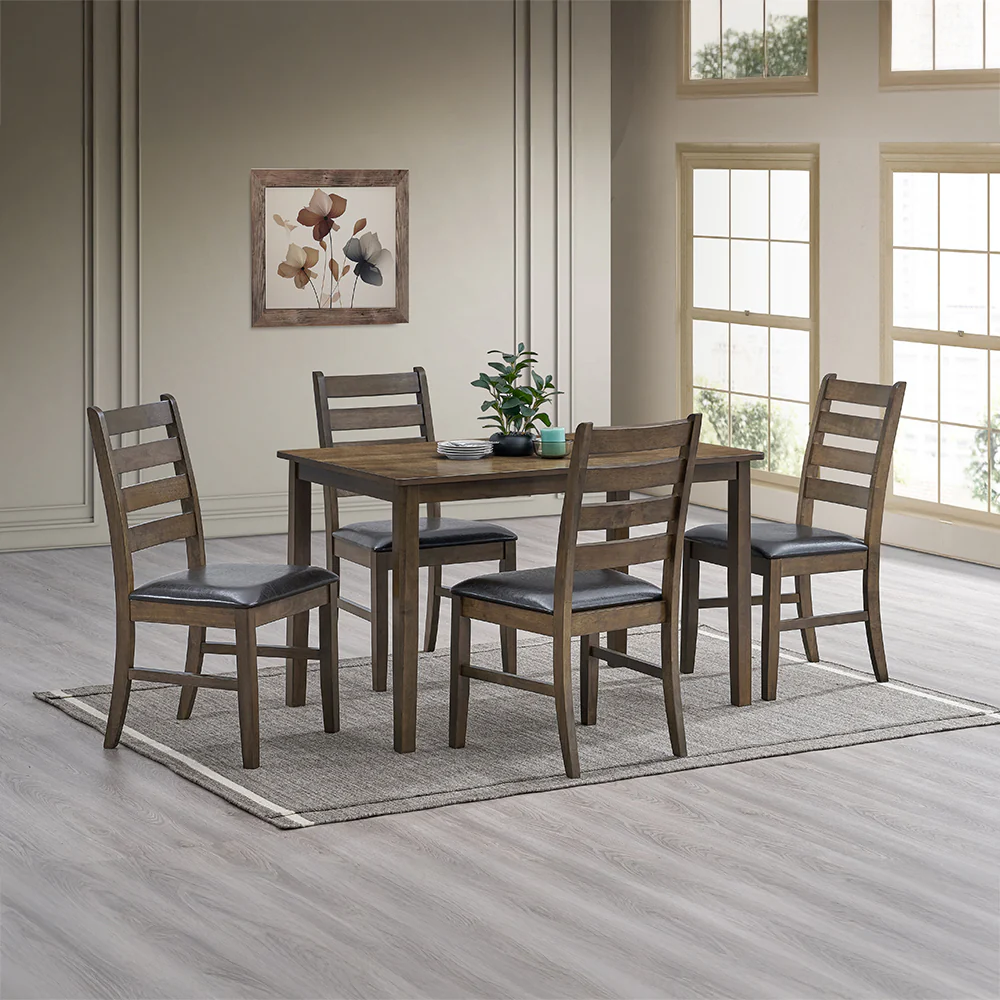 Damica Walnut Dining Table - Image 6